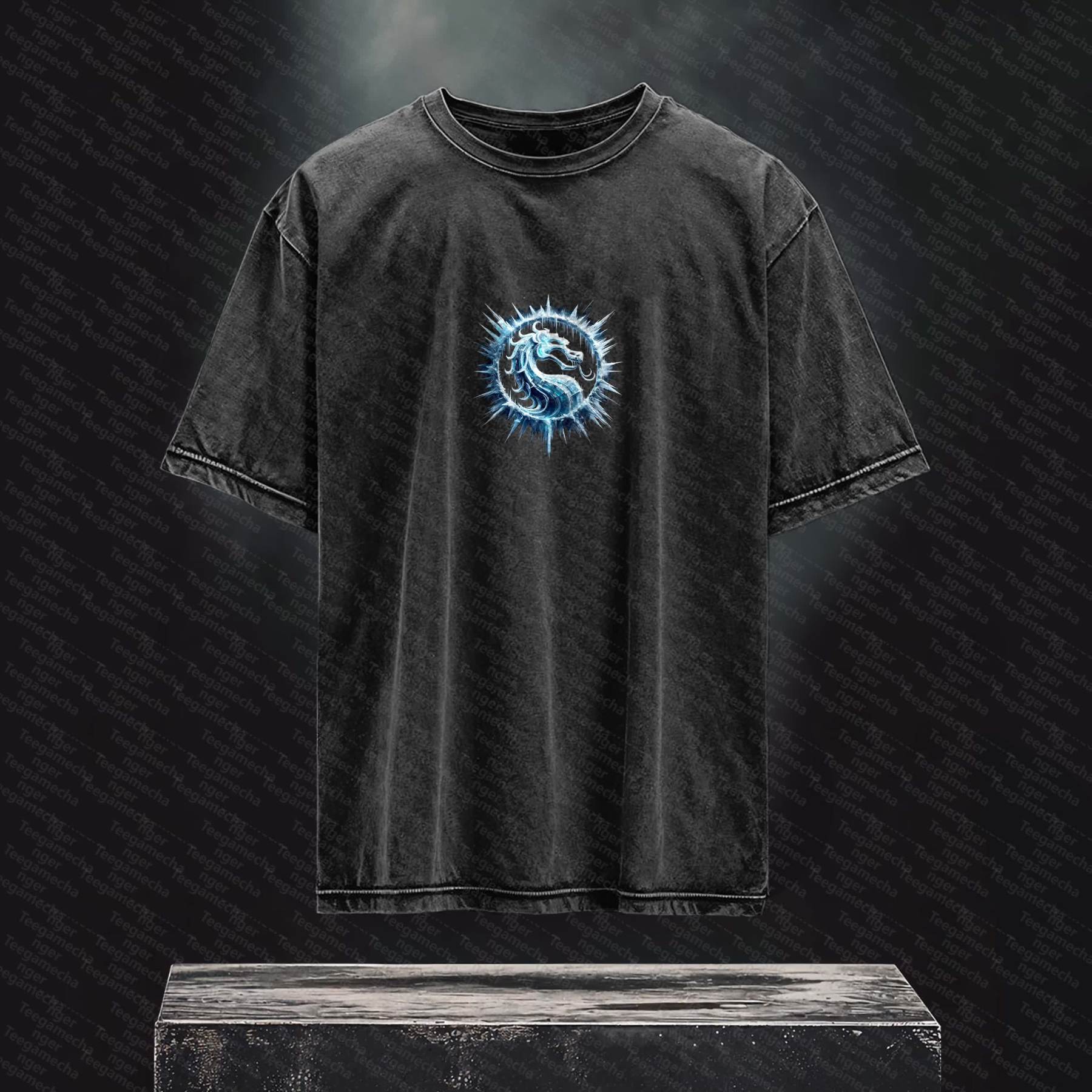 Unisex  Inspired Vintage Washed T-Shirt丨 Mortal Kombat