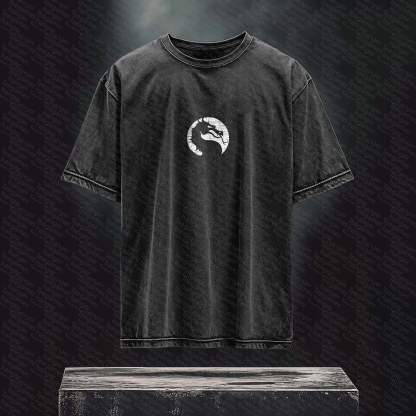 Unisex  Inspired Vintage Washed T-Shirt丨 Mortal Kombat