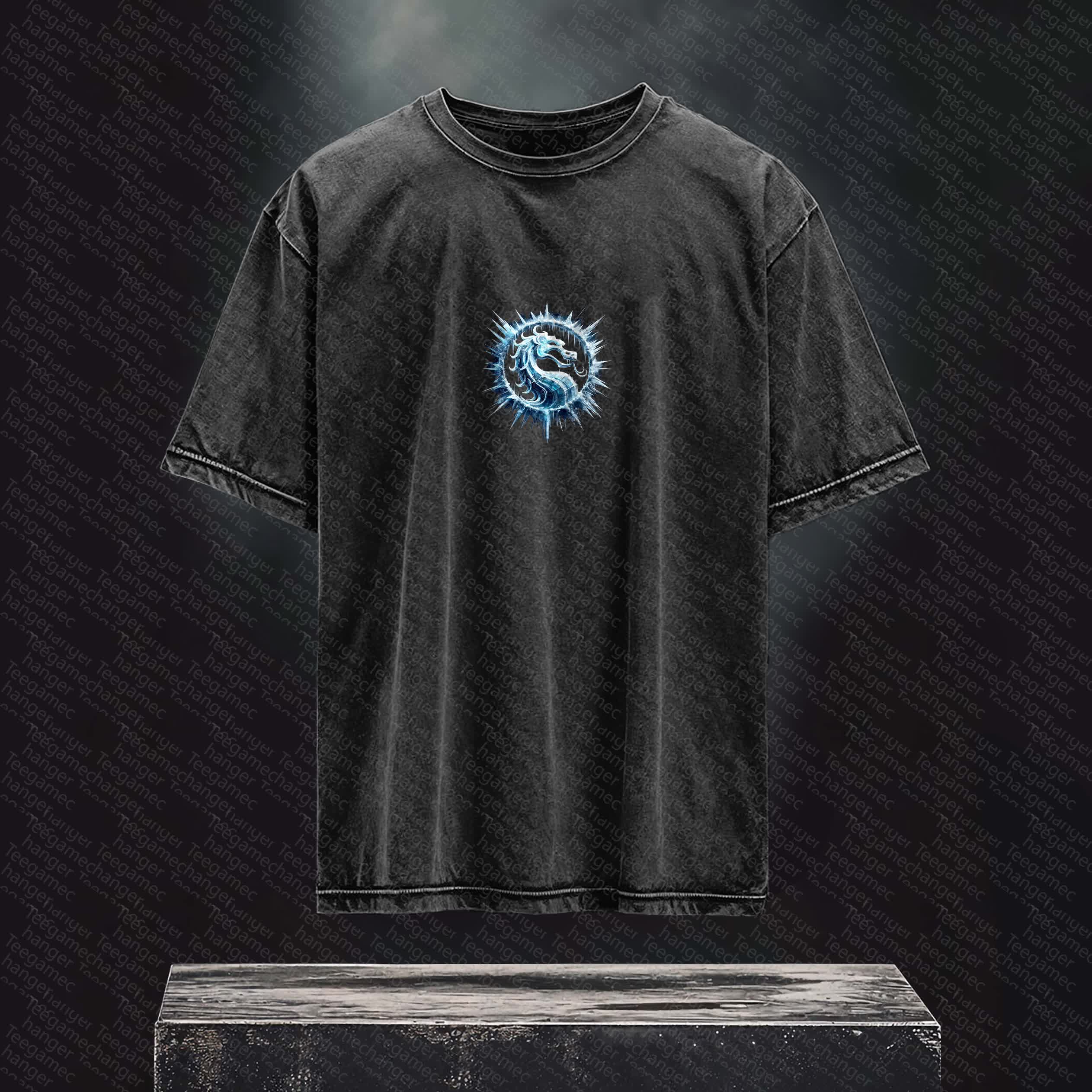Unisex  Inspired Vintage Washed T-Shirt丨 Mortal Kombat