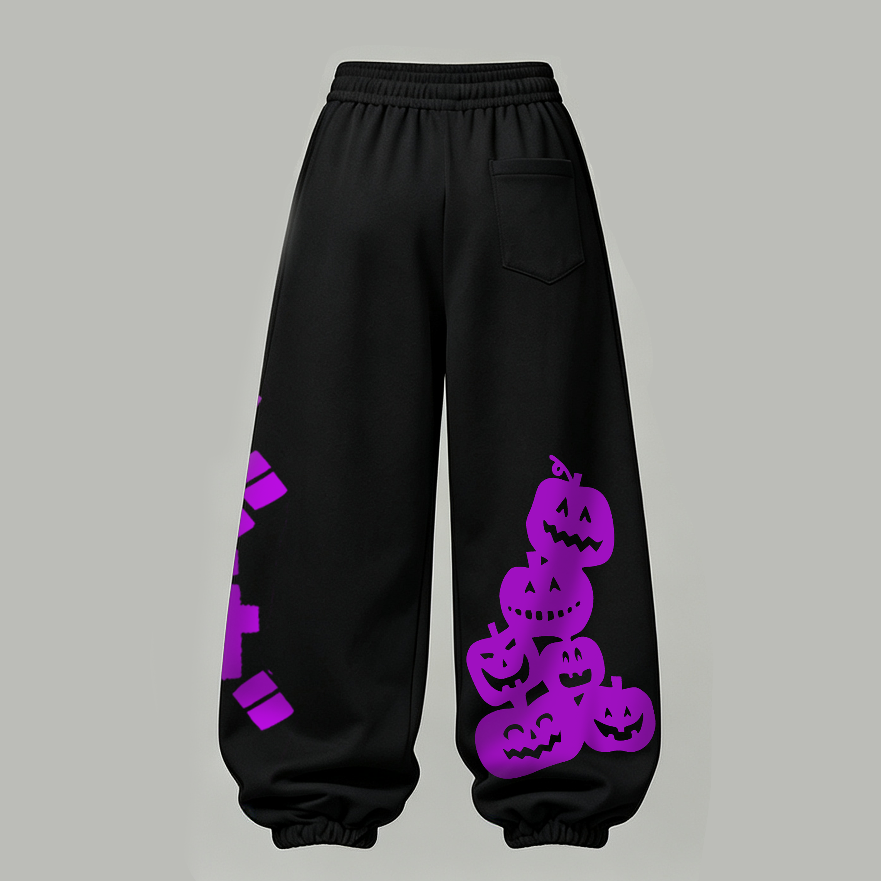 Pokémon Halloween Series Cropped Long Sleeve Hoodie & High Waist Jogger Pants Two Piece