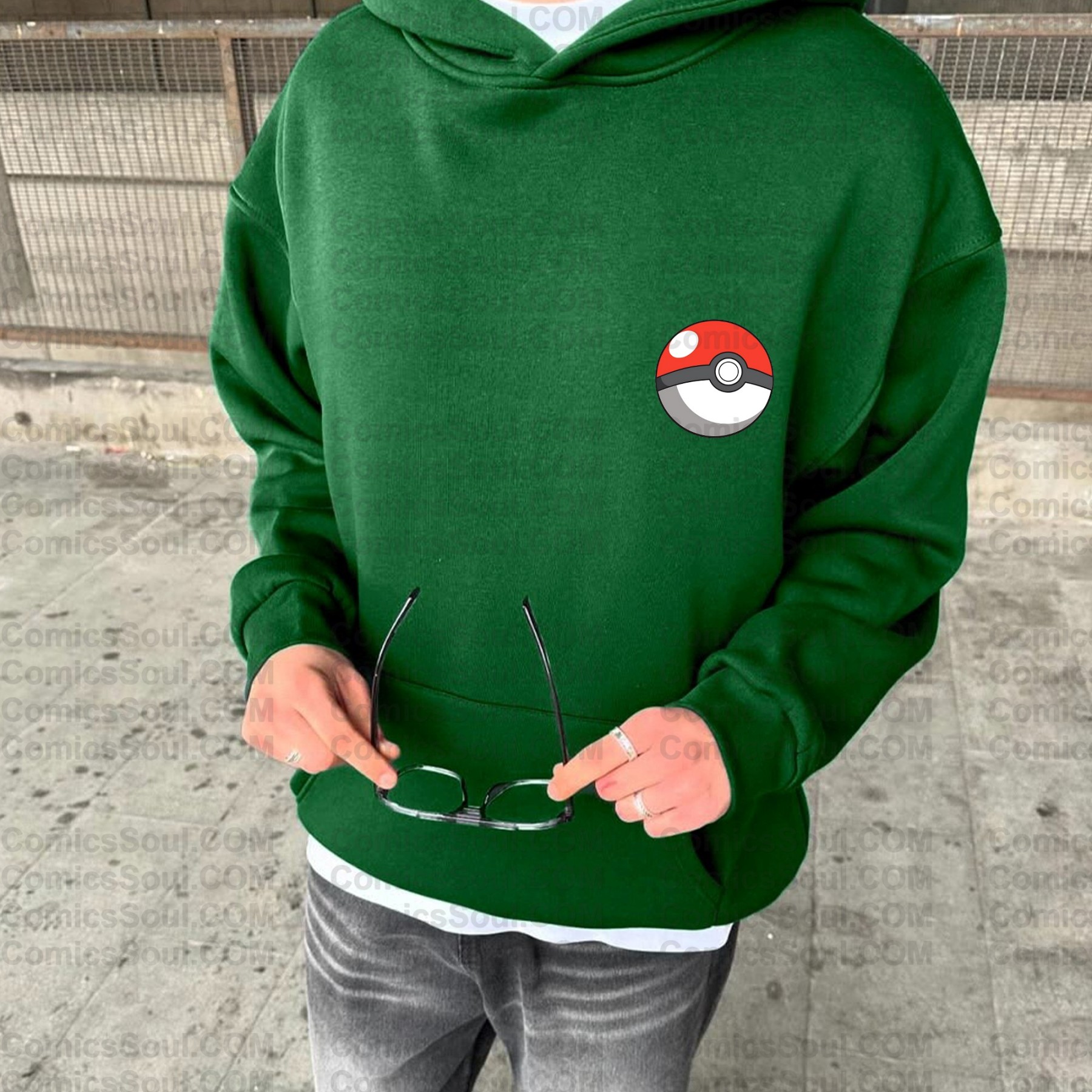 Unisex Anime Graphic Streetwear Wintage Plush Hoodie