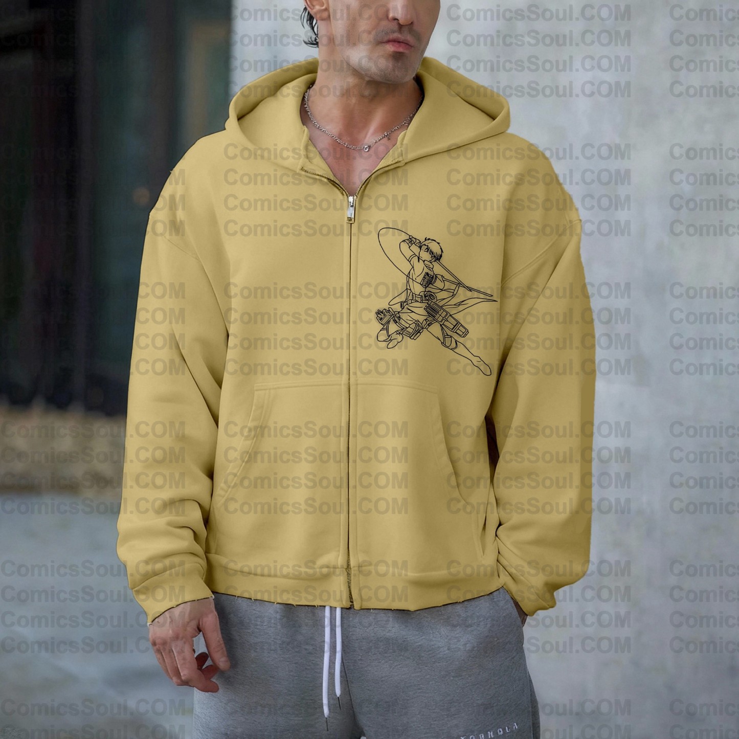 Unisex Graphic Streetwear Vintage Zipper Cardigan Plush Hoodie