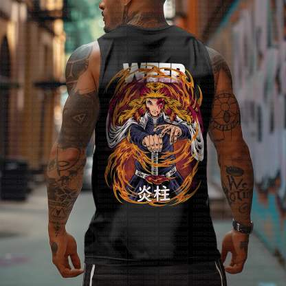 Unisex  “Demon Slayer” Casual Anime  Tank Top