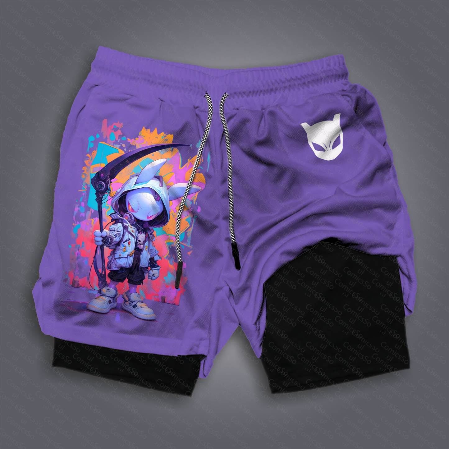 Unisex Casual Anime Streetwear Shorts