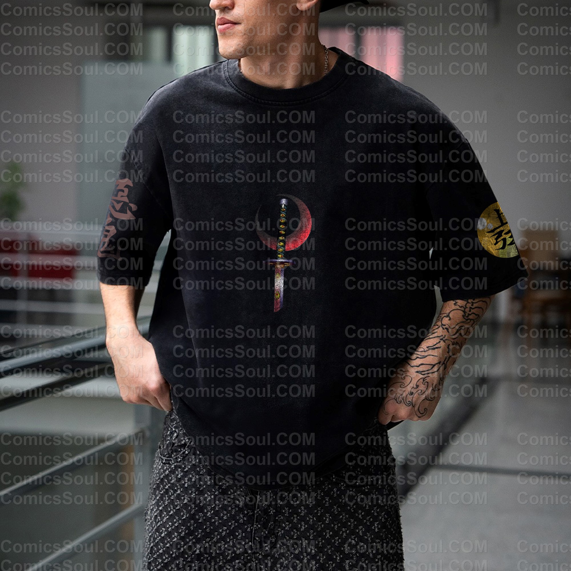 Unisex Anime Inspired Vintage T-Shirt| KNY