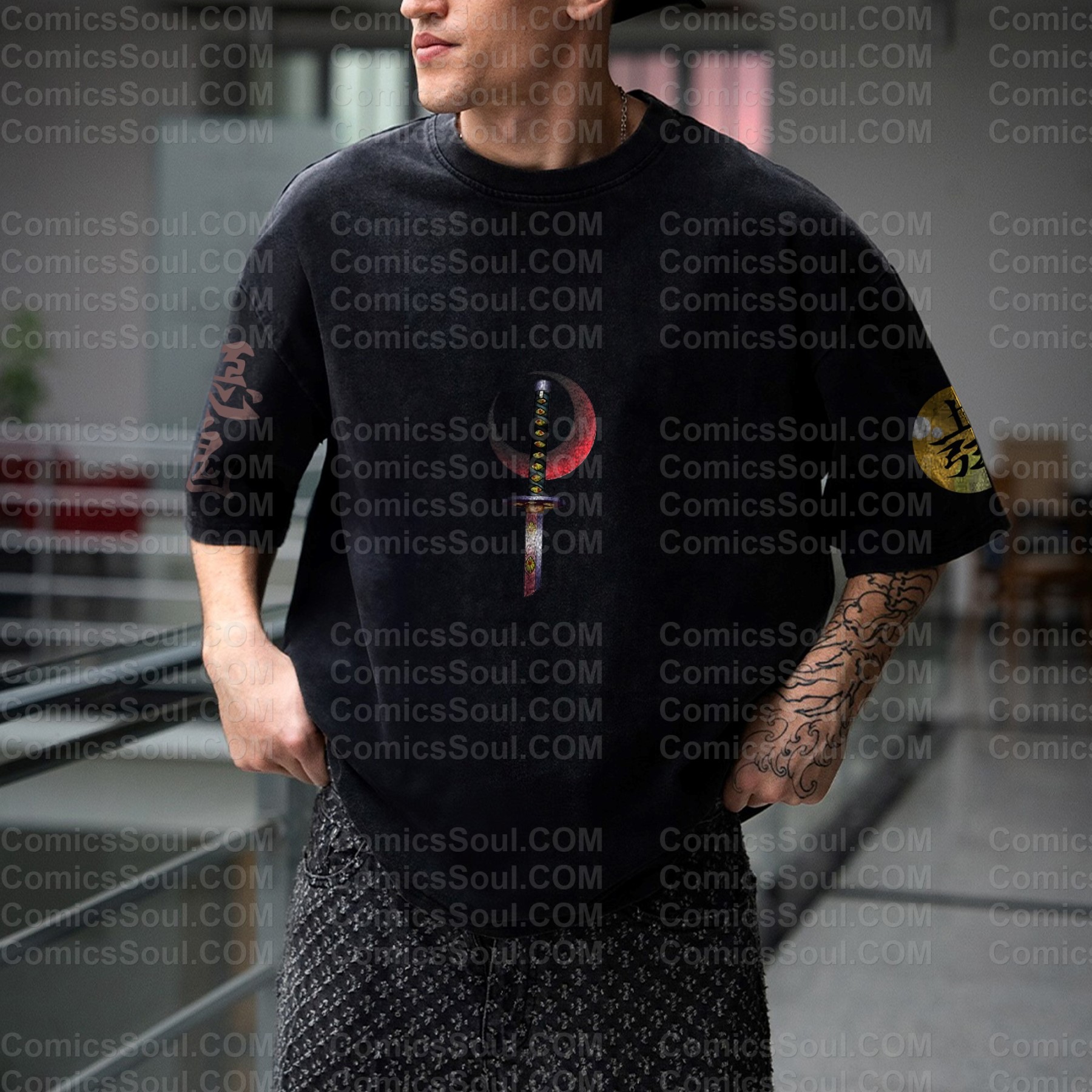 Unisex Anime Inspired Vintage T-Shirt| KNY