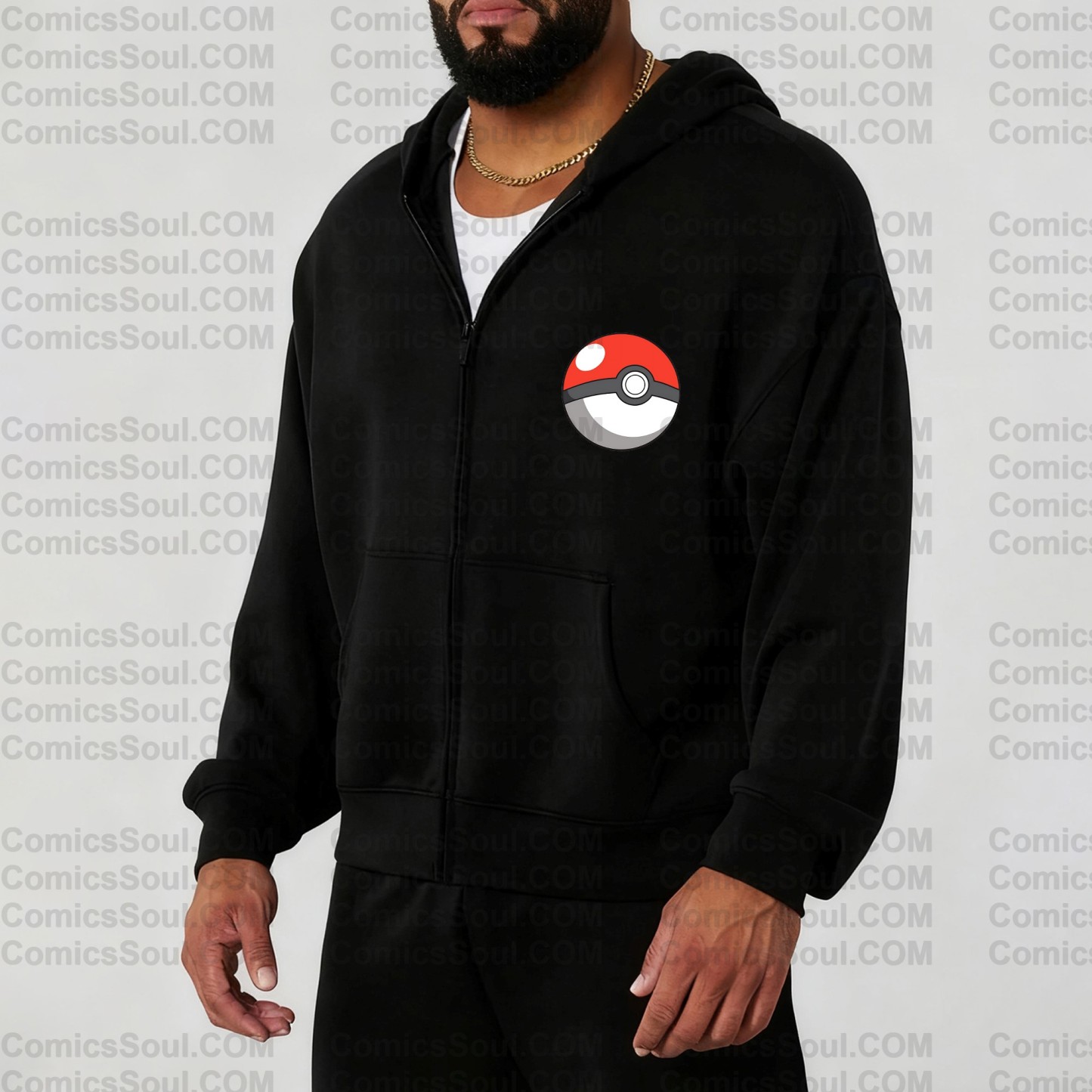 Unisex Graphic Streetwear Vintage Zipper Cardigan Plush Hoodie