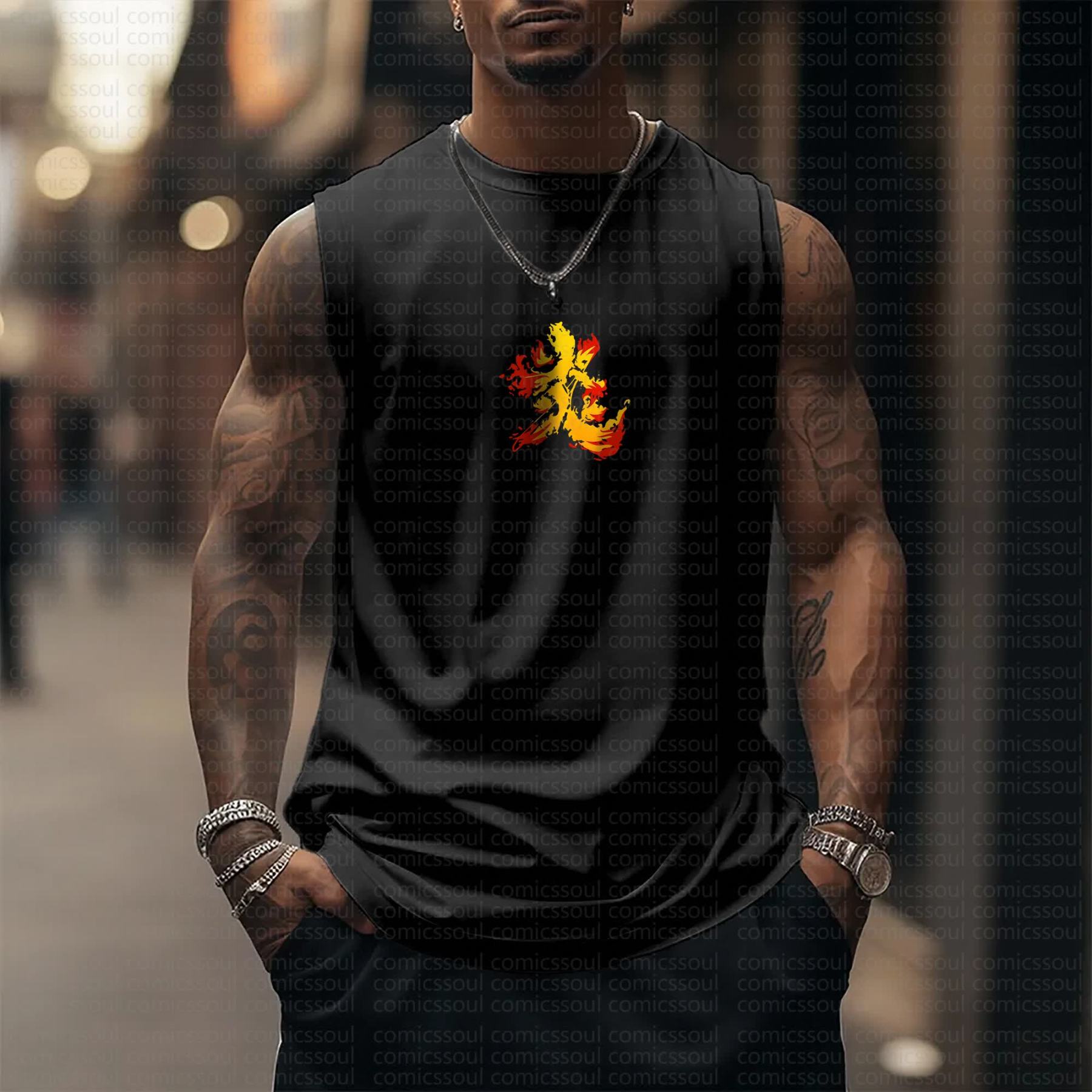 Unisex  “Demon Slayer” Casual Anime  Tank Top