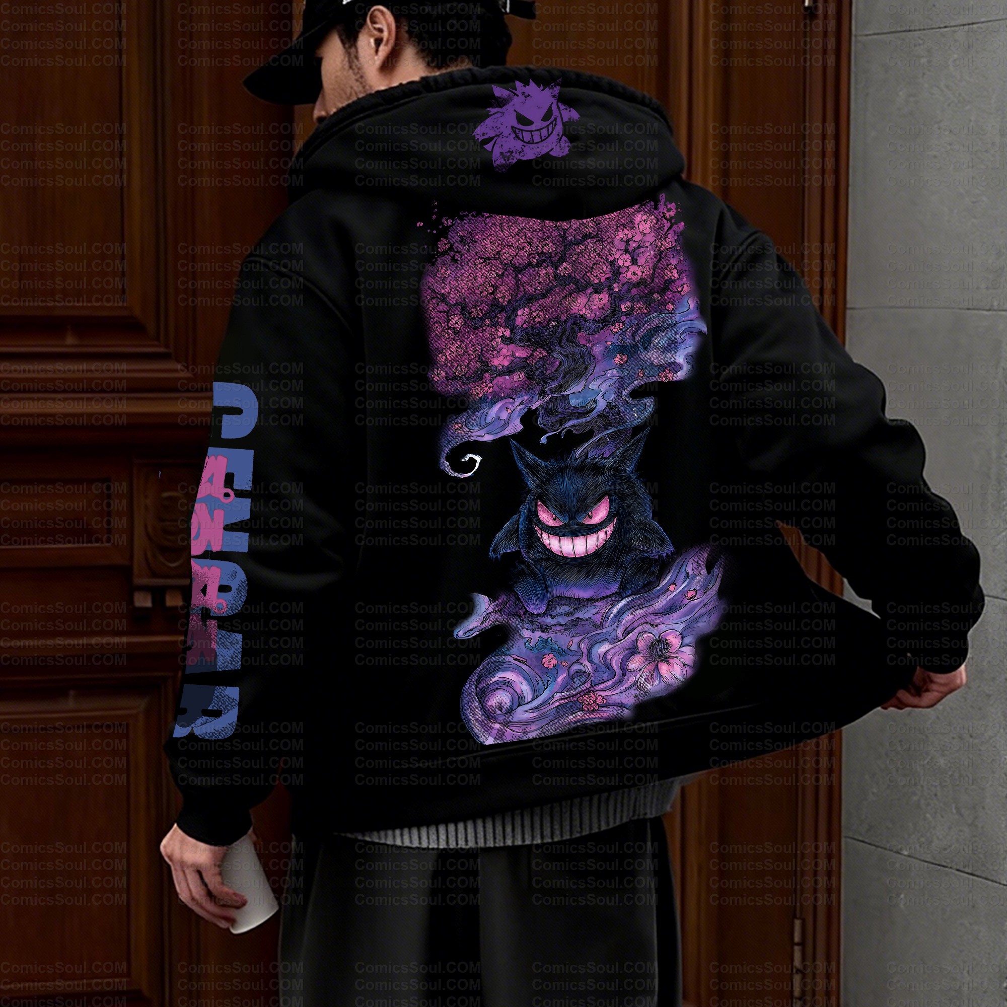 Unisex Graphic Streetwear Vintage Zipper Cardigan Plush Hoodie