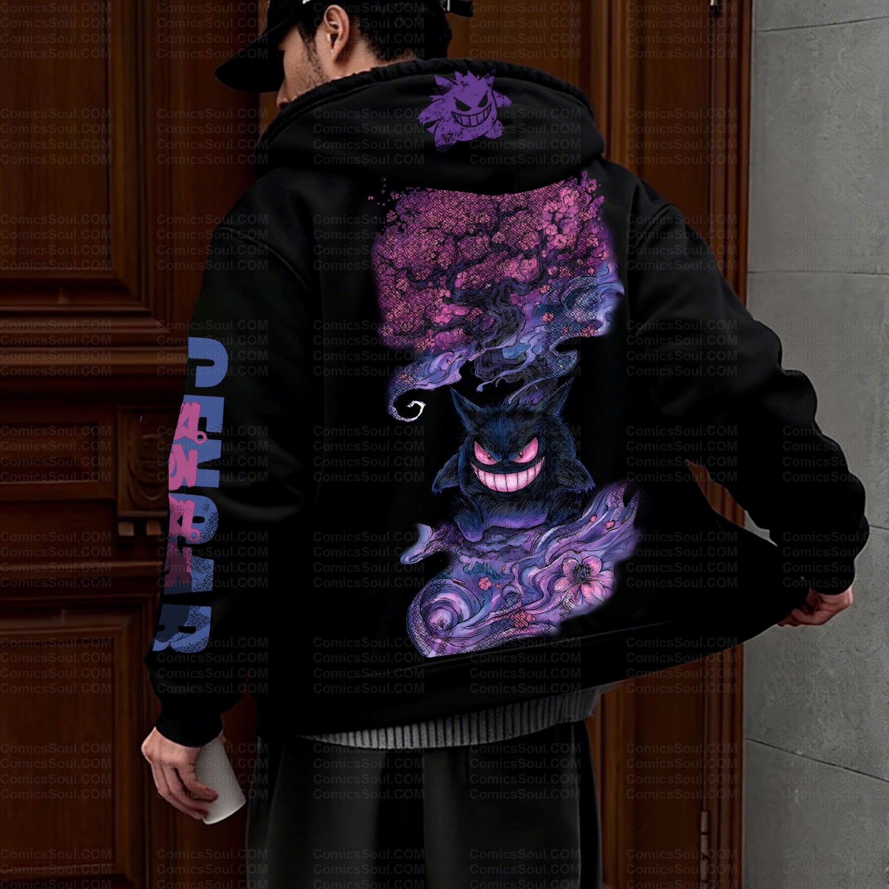 Unisex Graphic Streetwear Vintage Zipper Cardigan Plush Hoodie