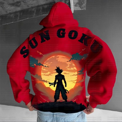 Unisex Graphic Streetwear Vintage Plush Hoodie