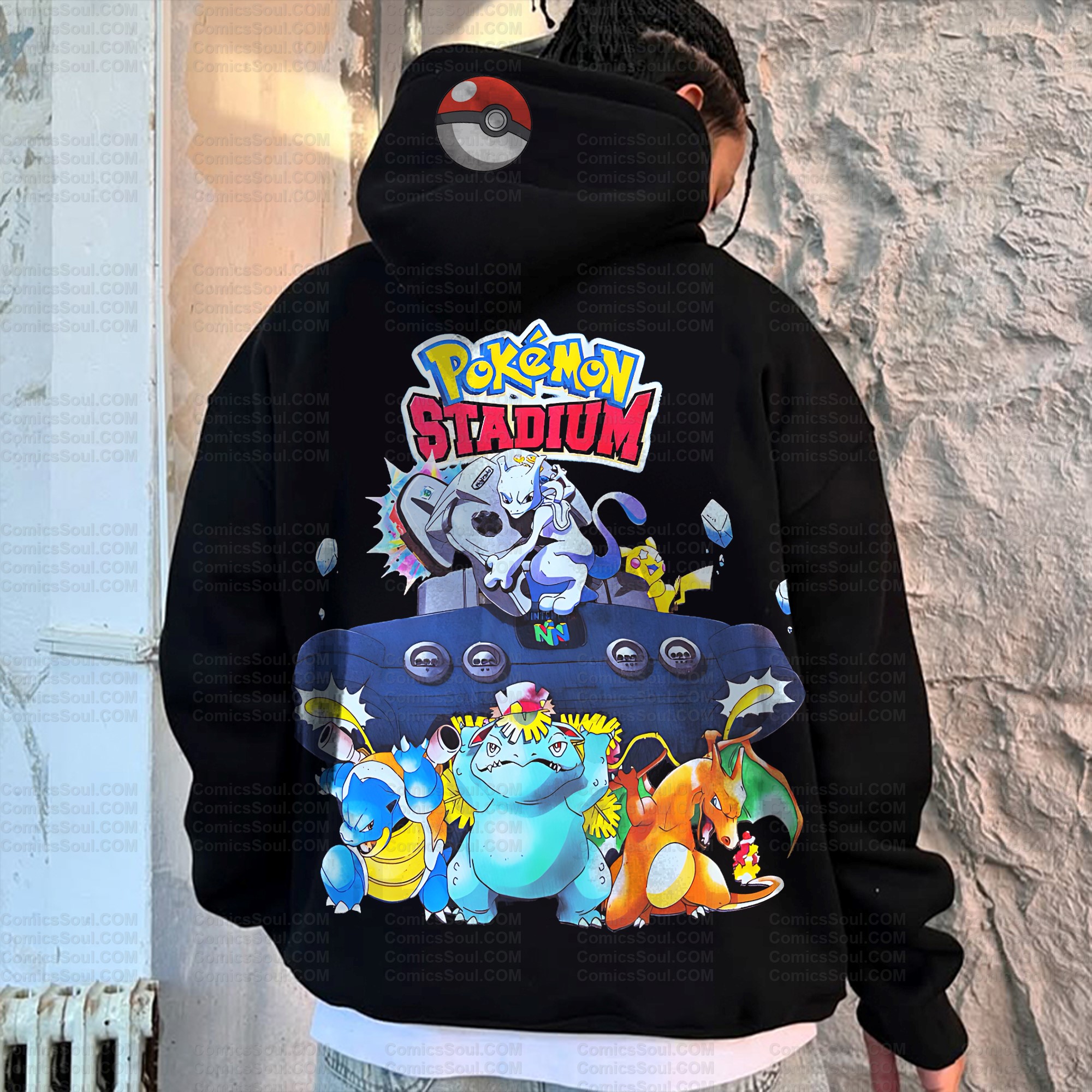 Unisex Graphic Streetwear Vintage Plush Hoodie