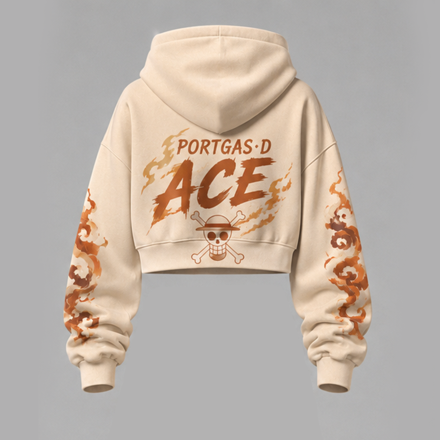 One Piece Cropped Long Sleeve Hoodie & High Waist Jogger Pants Two Piece