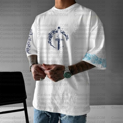 Unisex Anime Inspired Vintage T-Shirt| KNY