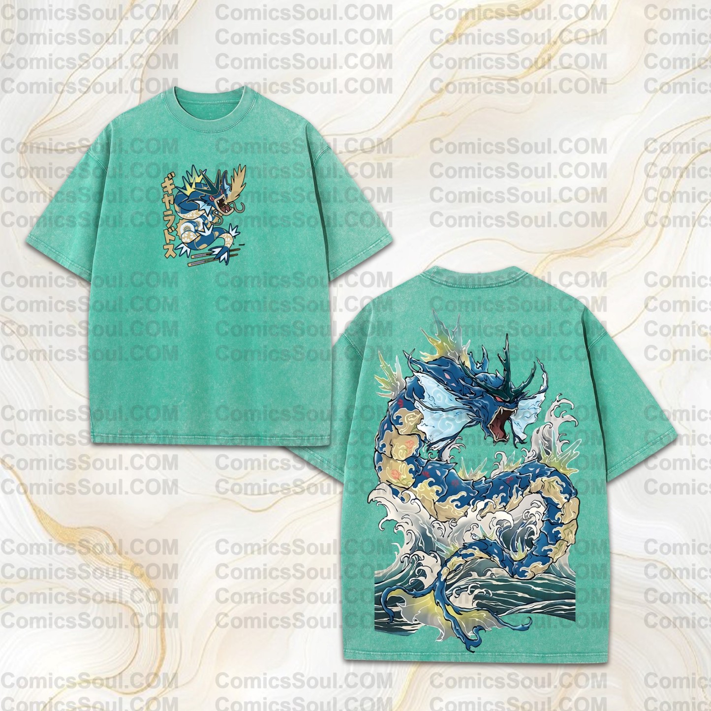 Vintage 3D Direct Inkjet Printed Washed Unisex T-Shirt| KNY