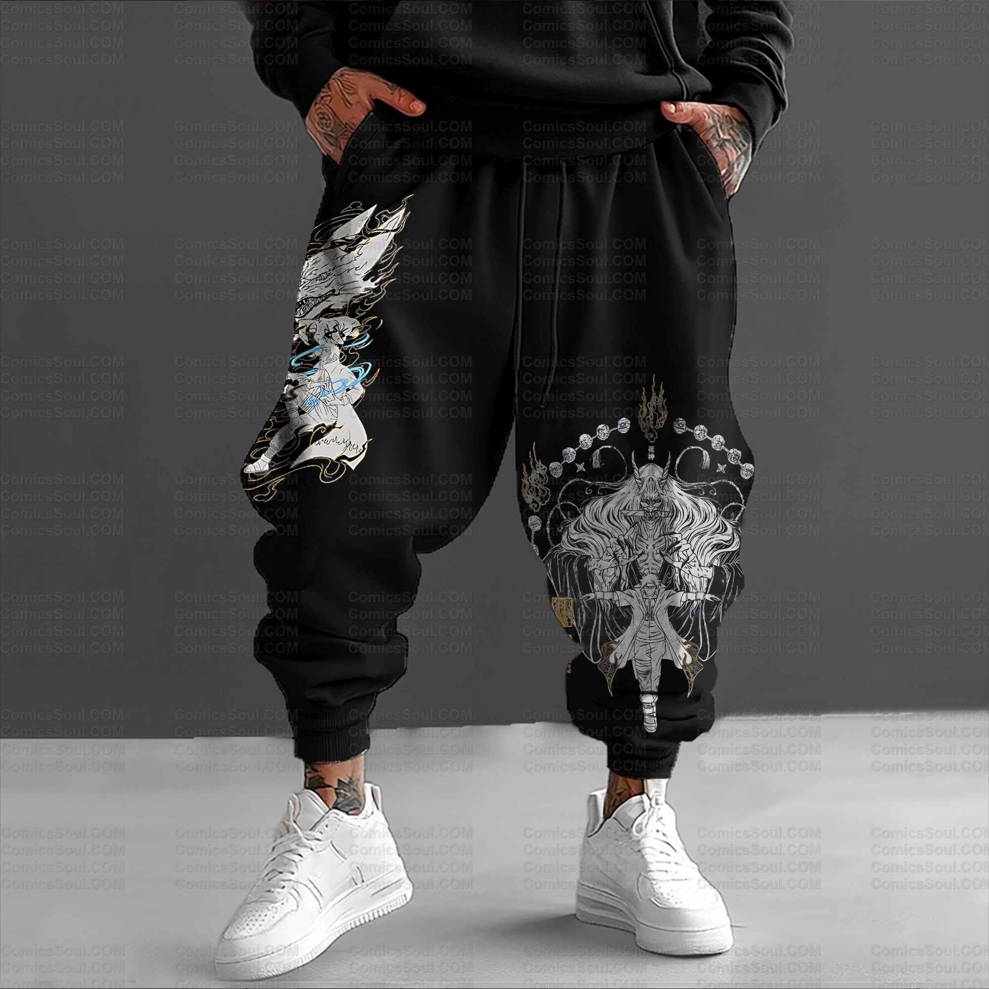 Unisex Anime Inspired Vintage Plush Pants