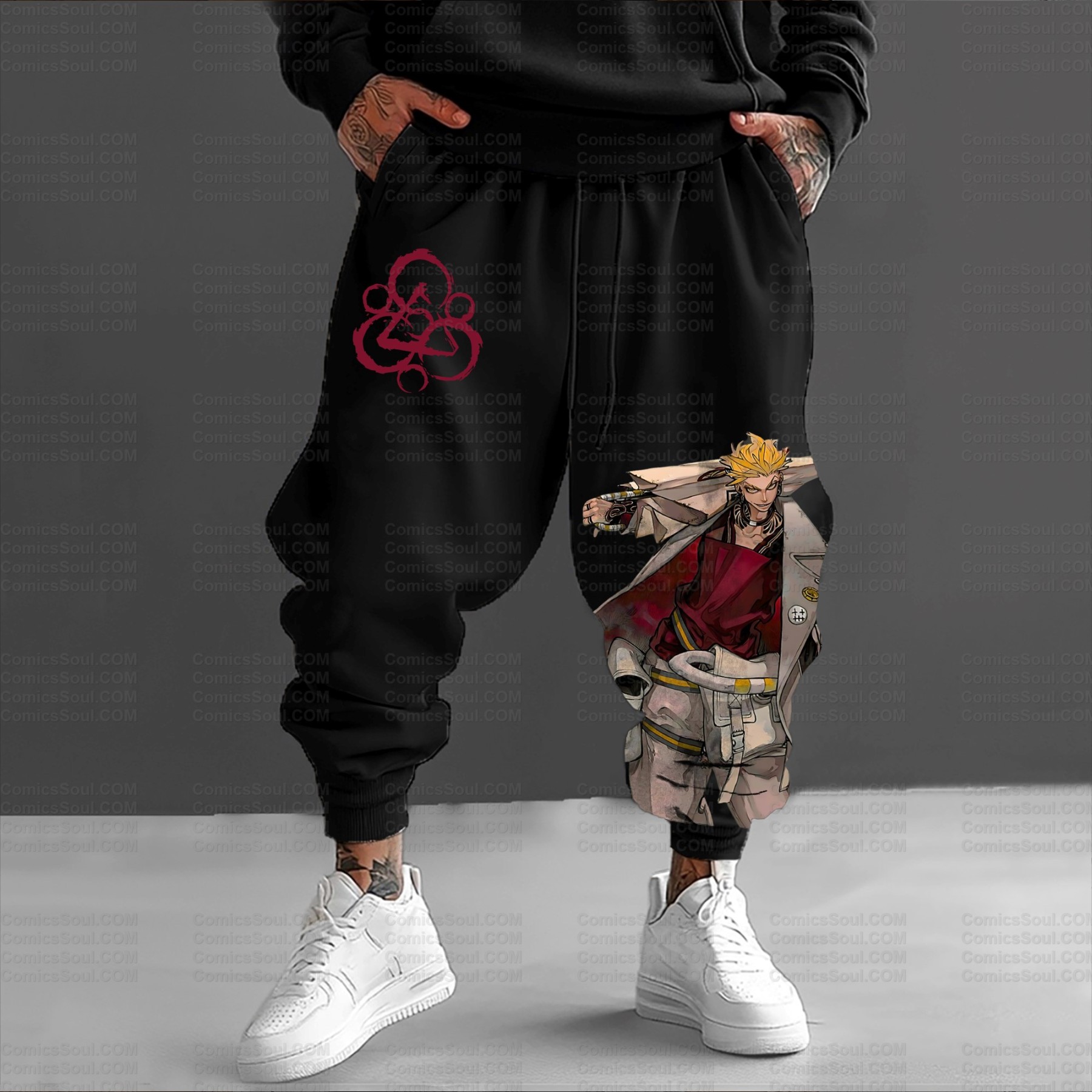 Unisex Anime Inspired Vintage Pants丨Demon Slayer X Pokémon
