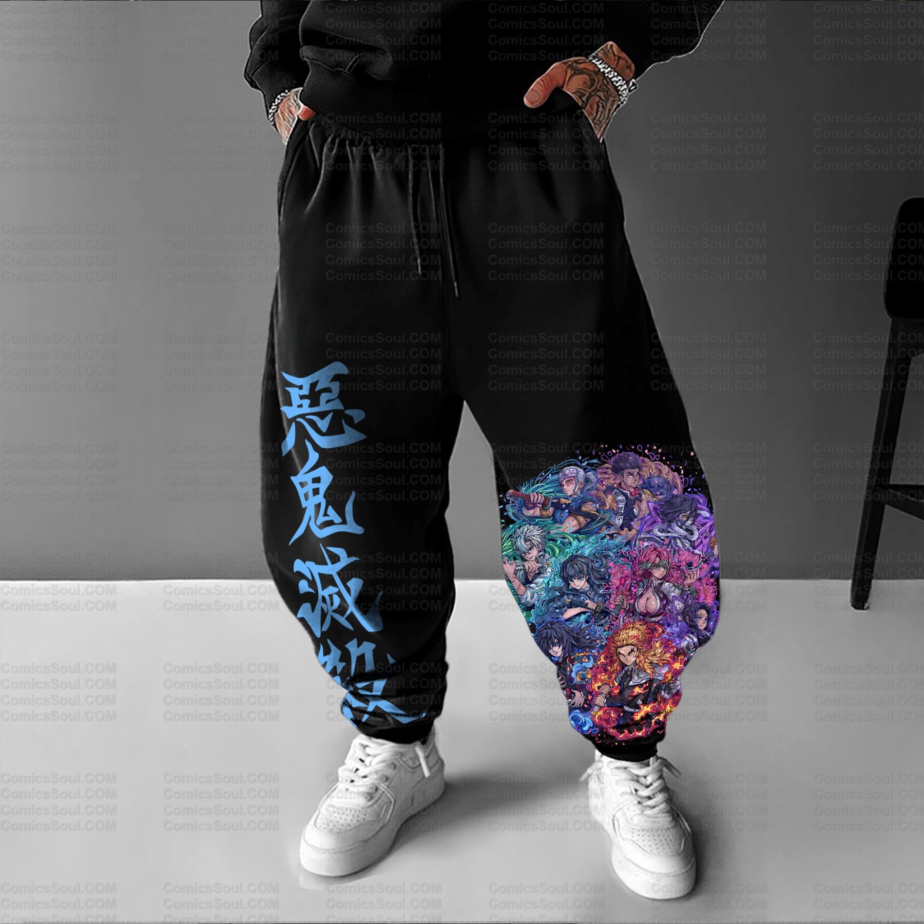 Unisex Anime Inspired Vintage Plush Pants