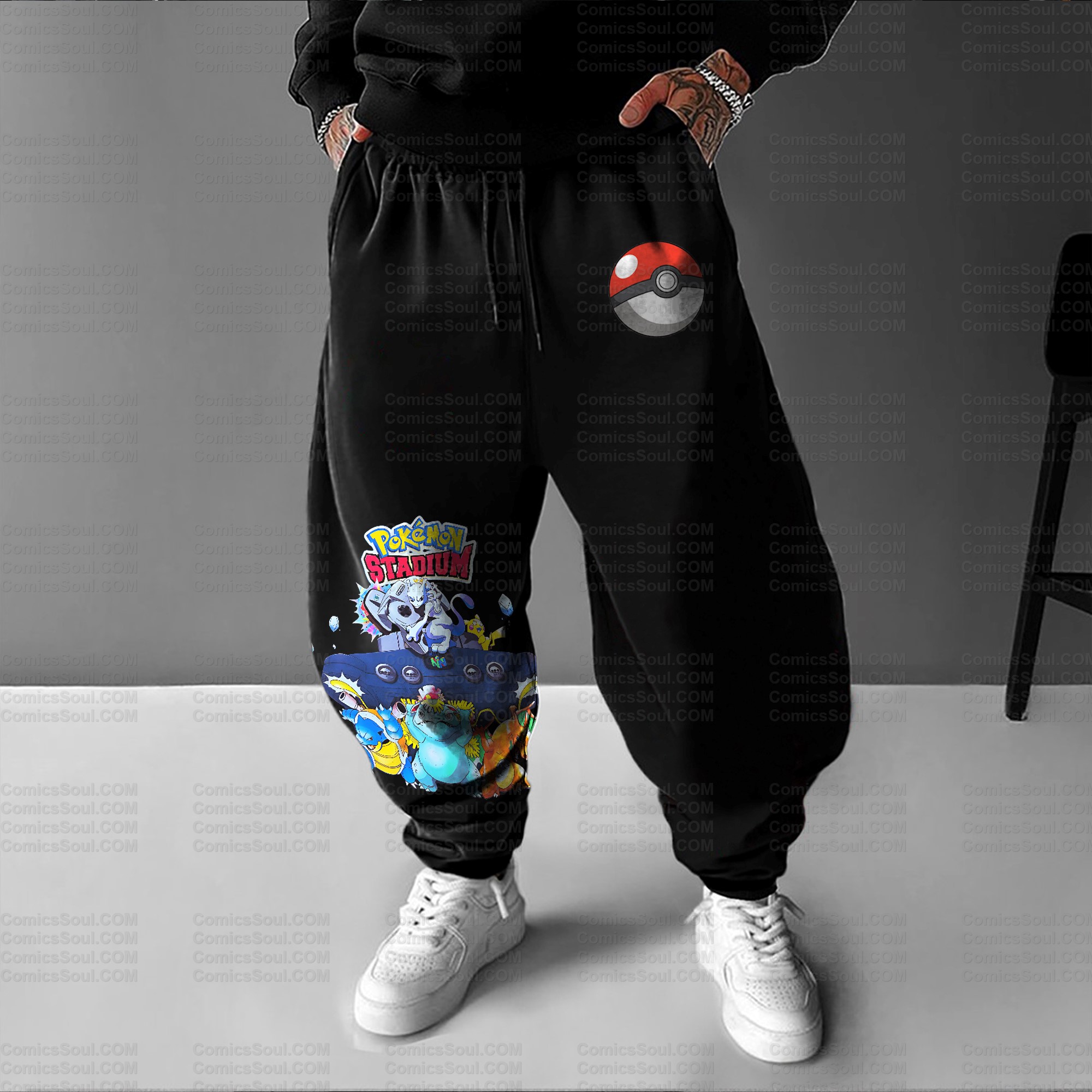Unisex Anime Inspired Vintage Plush Pants