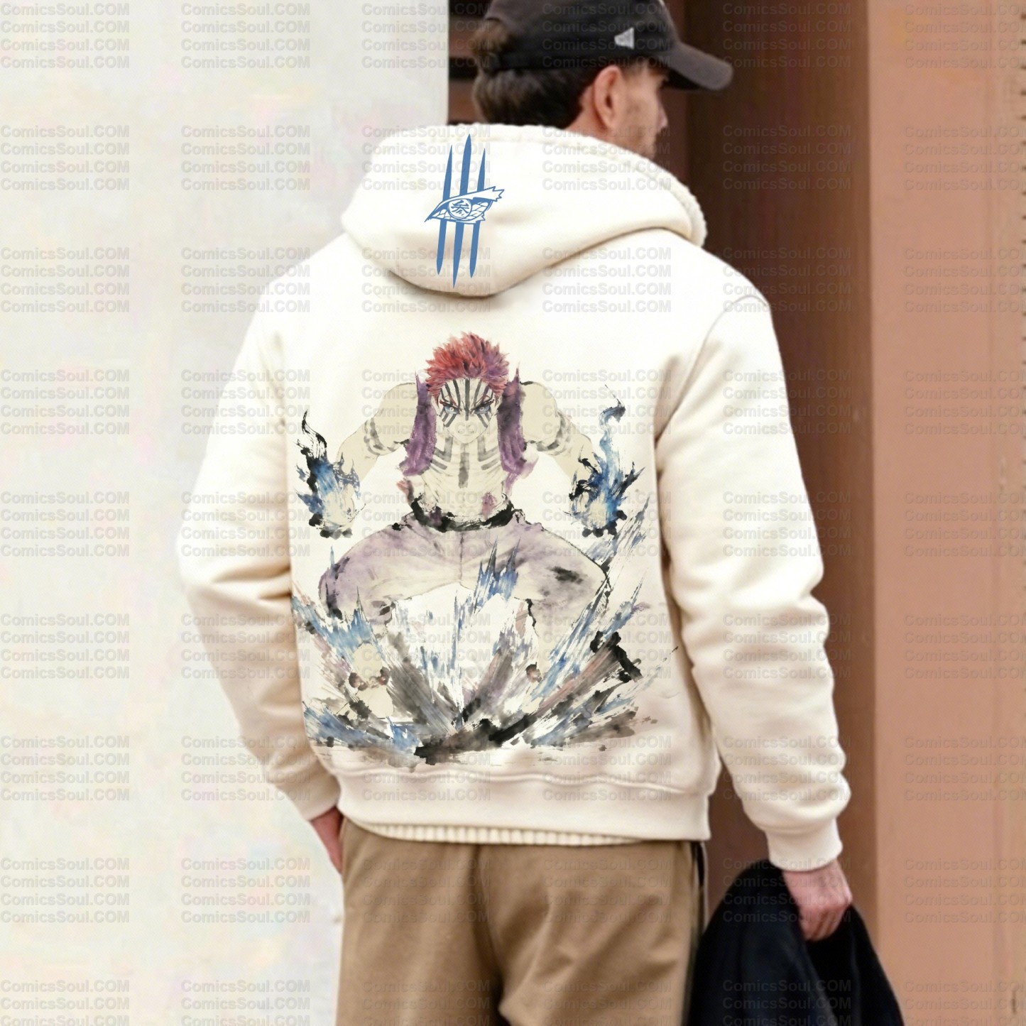 Unisex Graphic Streetwear Vintage Zipper Cardigan Plush Hoodid