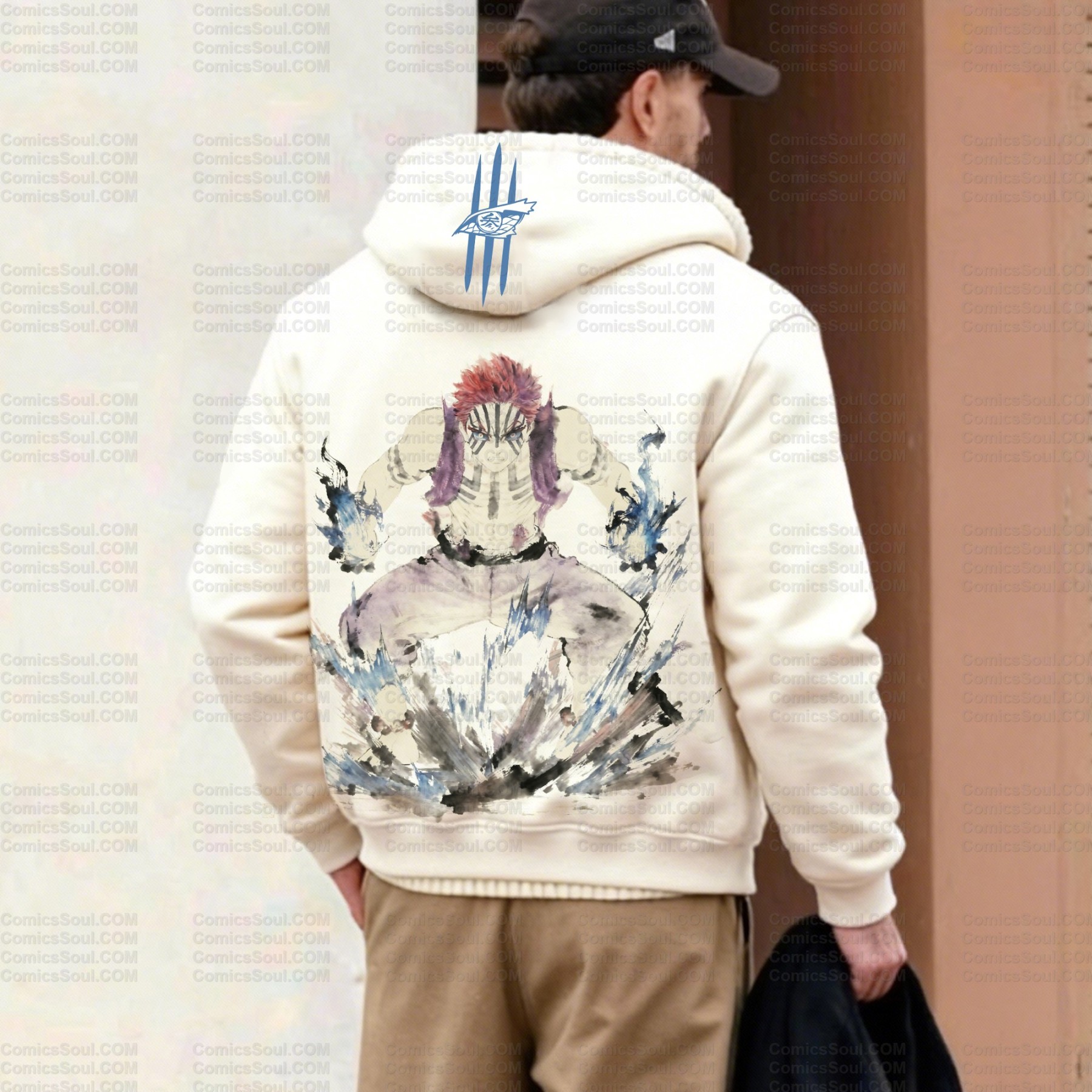 Unisex Graphic Streetwear Vintage Zipper Cardigan Plush Hoodid