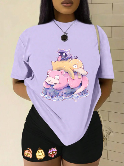 "Pokémon" Anime Inspired Vintage T-Shirt