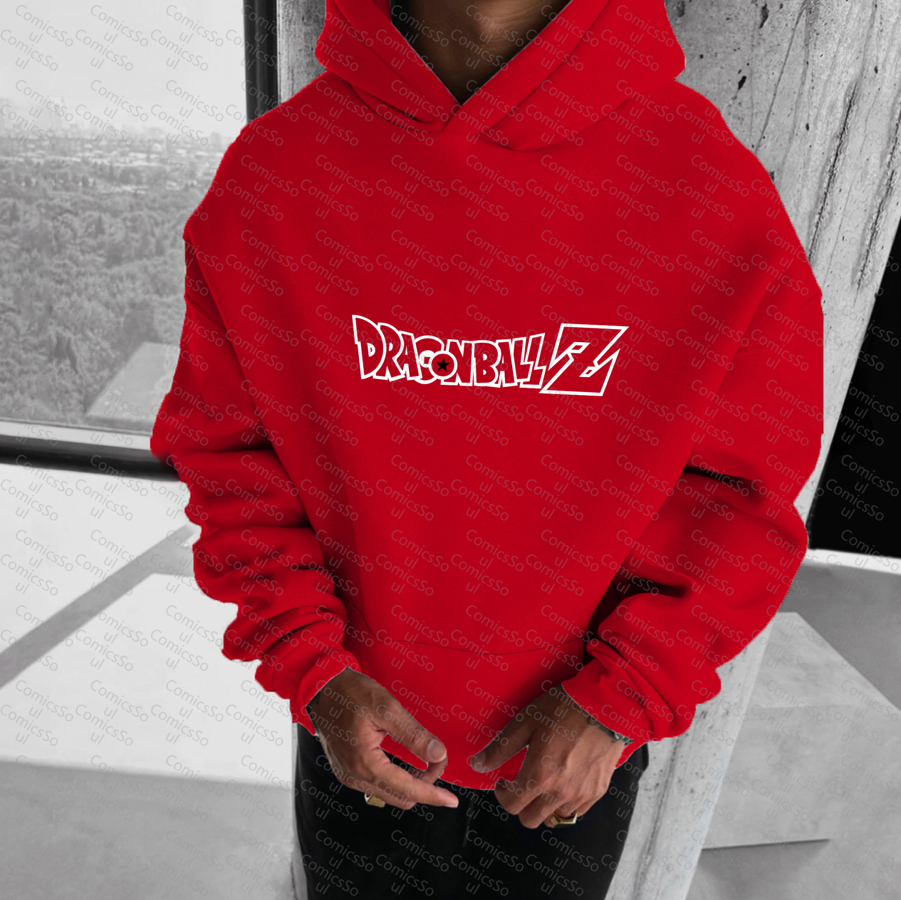 Unisex Anime Graphic Streetwear Vintage Hoodie