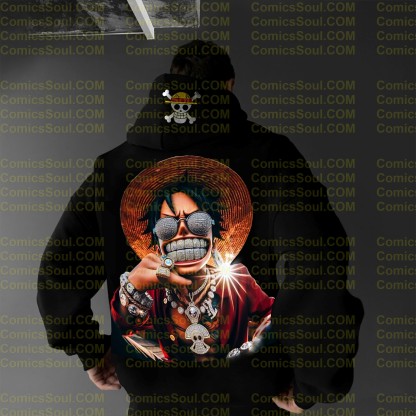 Unisex Anime Graphic Streetwear Wintage Plush Hoodie