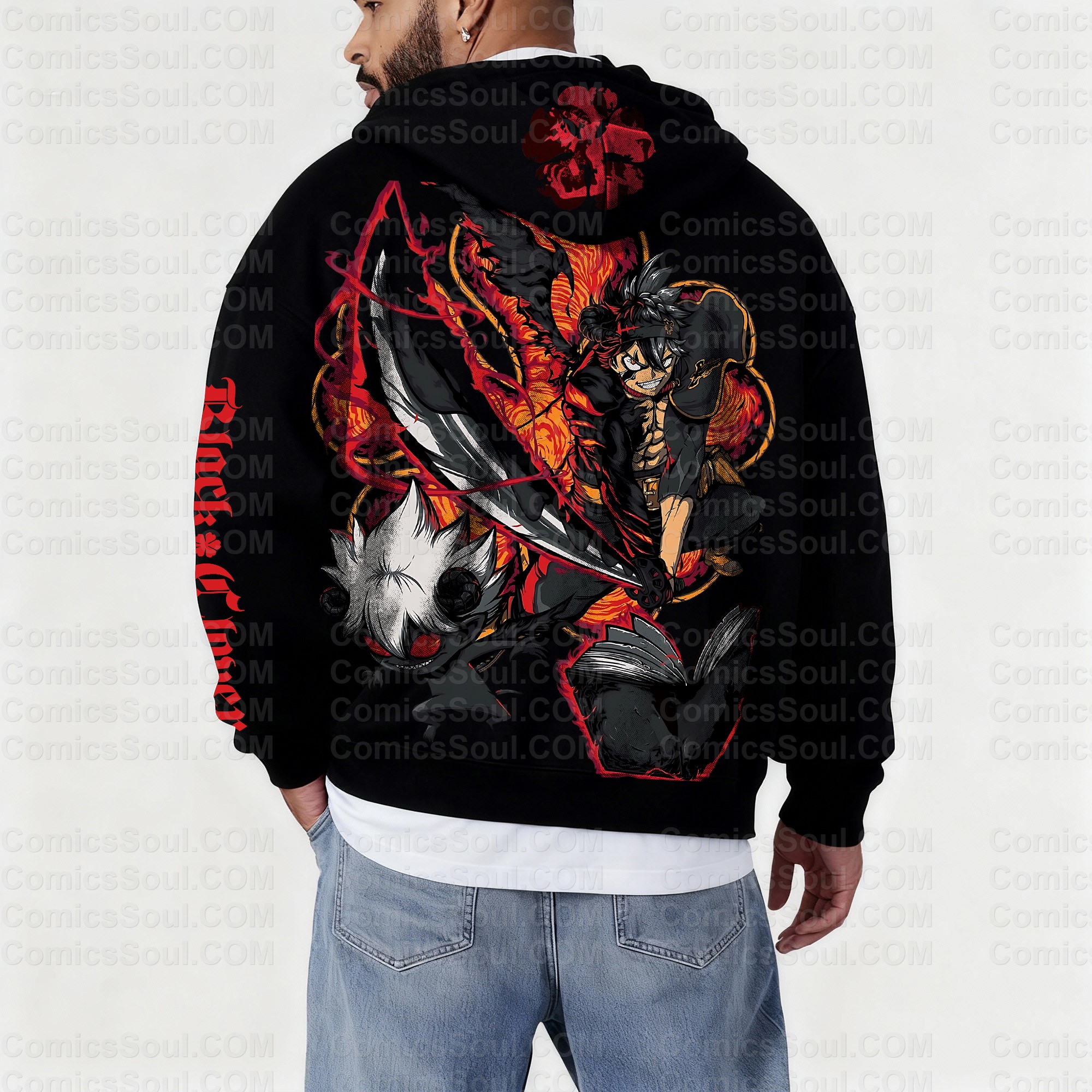 Unisex Graphic Streetwear Vintage Zipper Cardigan Plush Hoodie