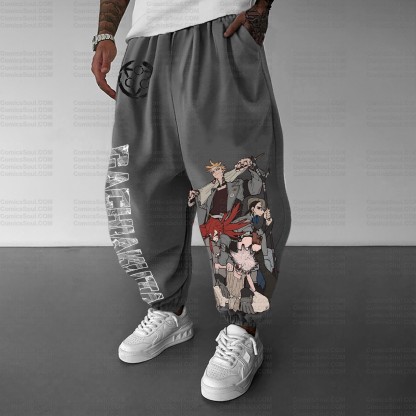 Unisex Anime Inspired Vintage Plush Pants