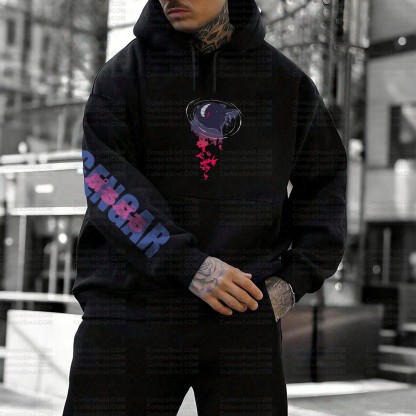 Plus Velvet Unisex Anime Graphic Streetwear Vintage Hoodie