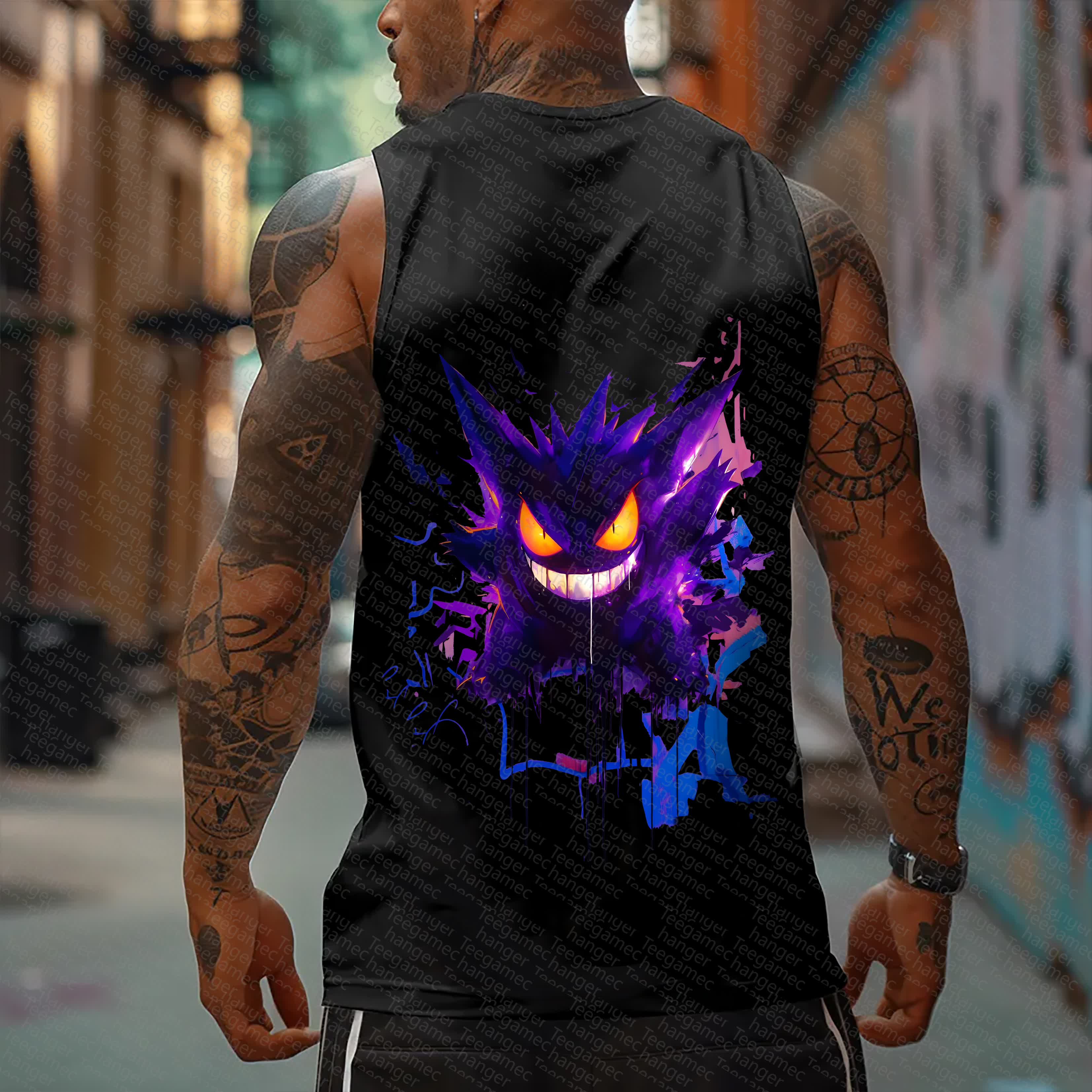 Unisex  “Pokémon” Casual Anime  Tank Top