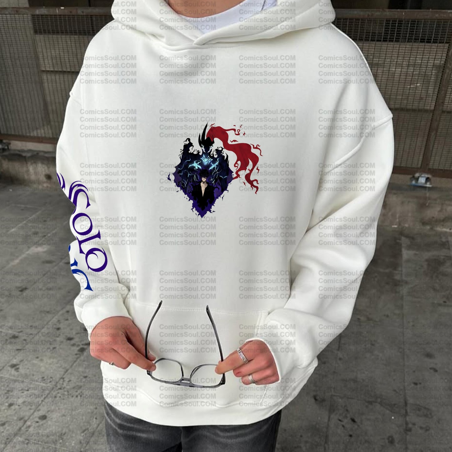 Unisex Graphic Streetwear Vintage Plush Hoodie