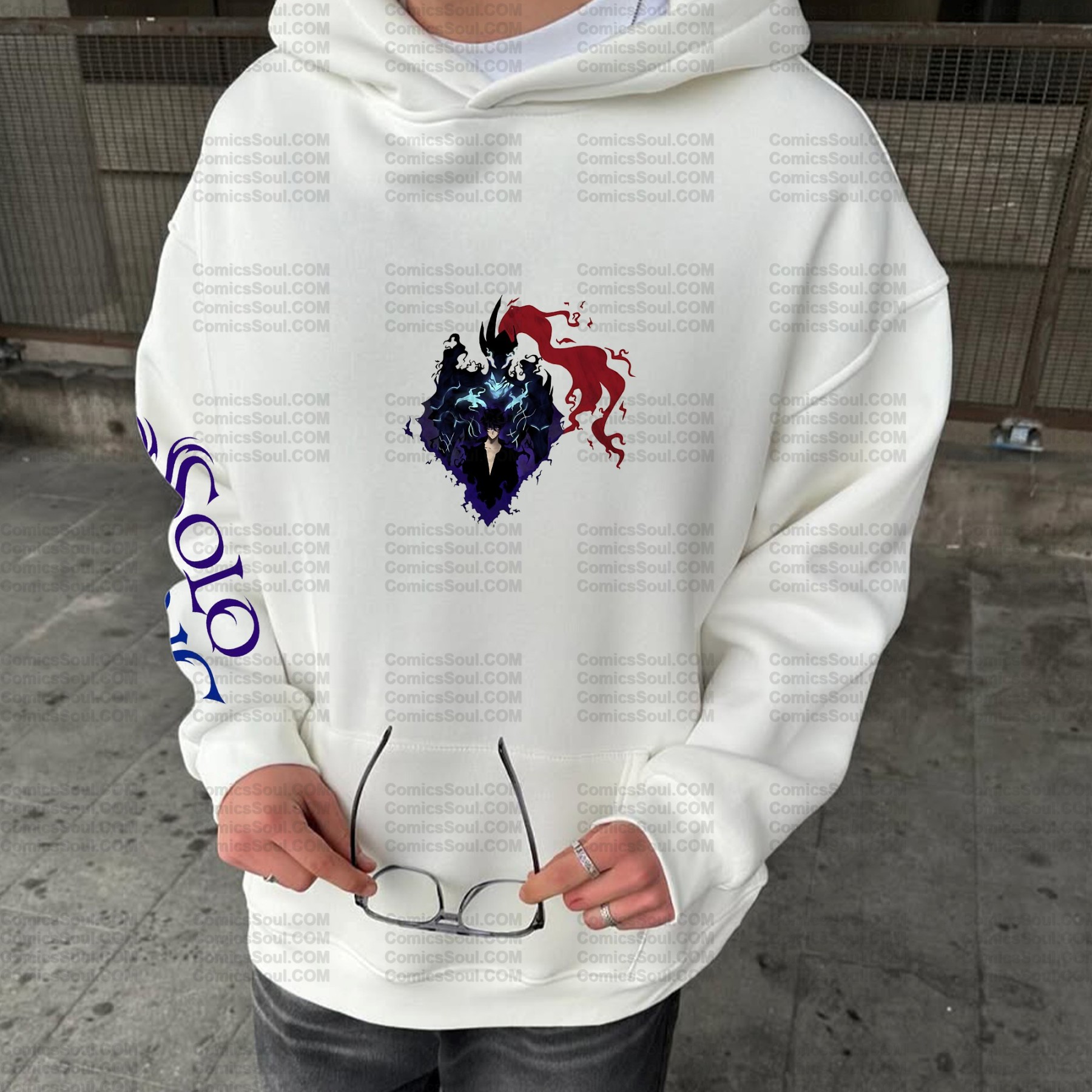 Unisex Graphic Streetwear Vintage Plush Hoodie