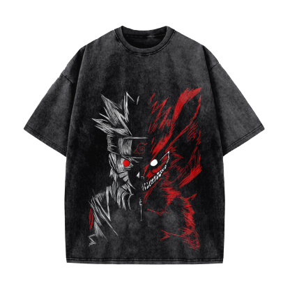 Unisex  "NARUTO" Anime Inspired Vintage T-Shirt