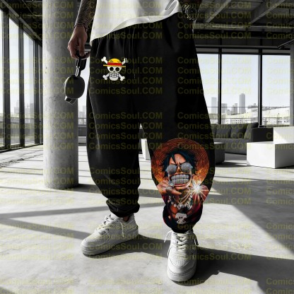 Unisex Anime Inspired Vintage Plush Pants