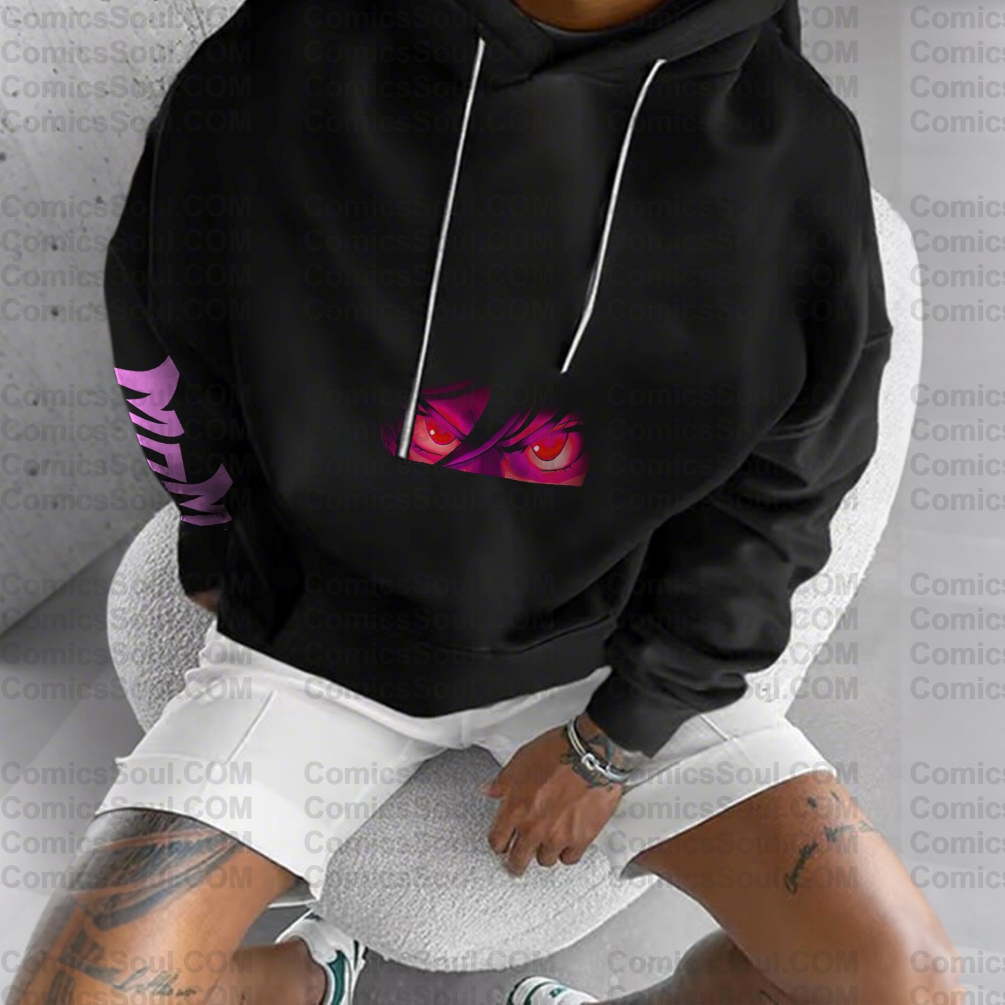 Unisex Anime Print  Casual Oversized Hoodie
