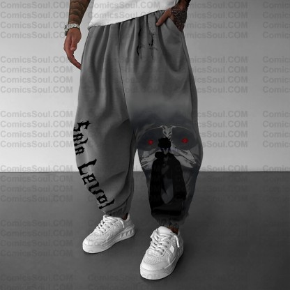 Unisex Anime Inspired Vintage Plush Pants