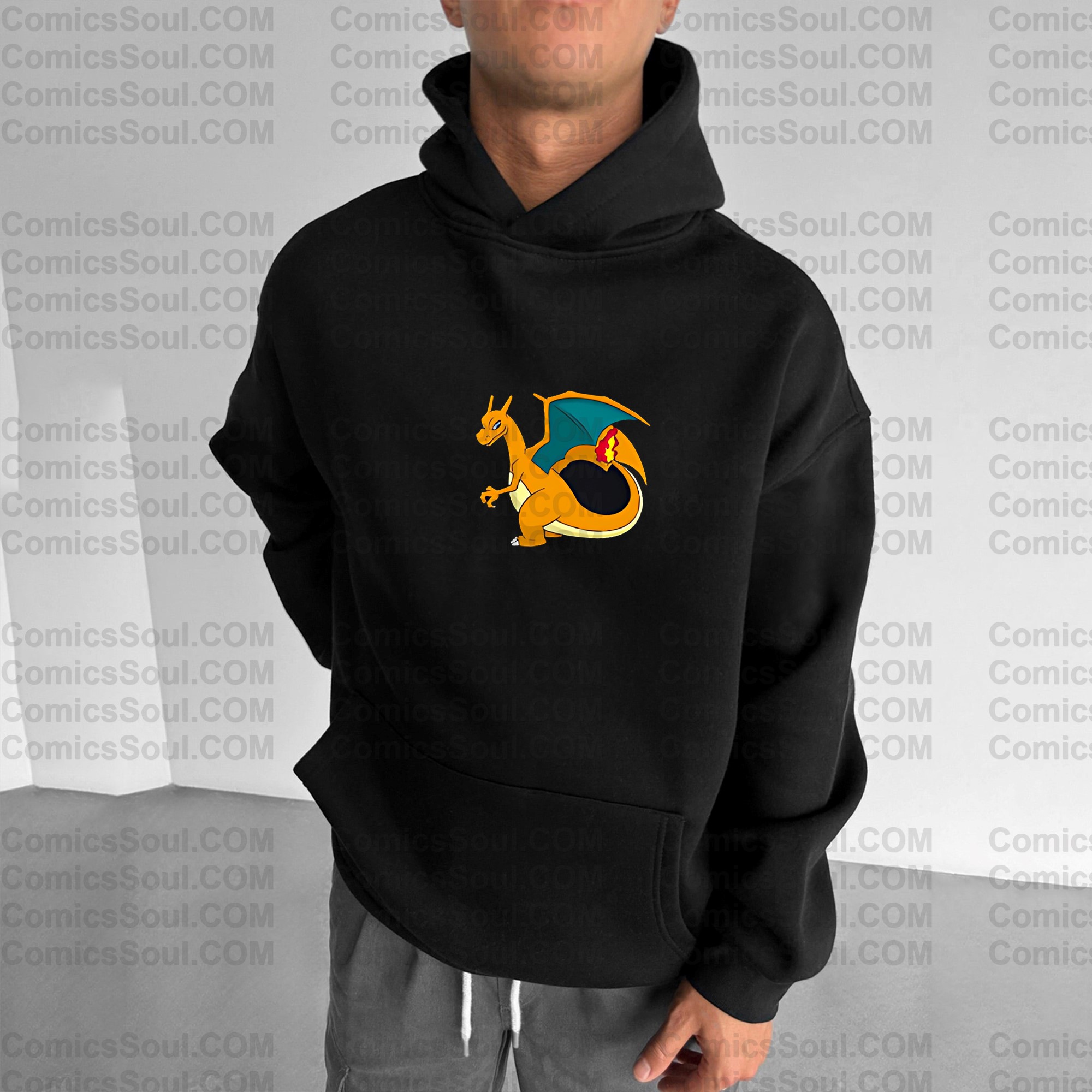 Unisex Anime Graphic Streetwear Wintage Plush Hoodie