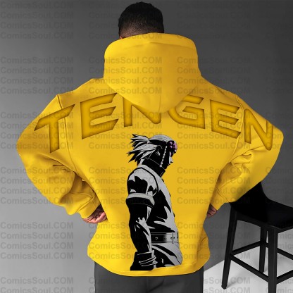 Plus Velvet Unisex Anime Graphic Streetwear Vintage Hoodie