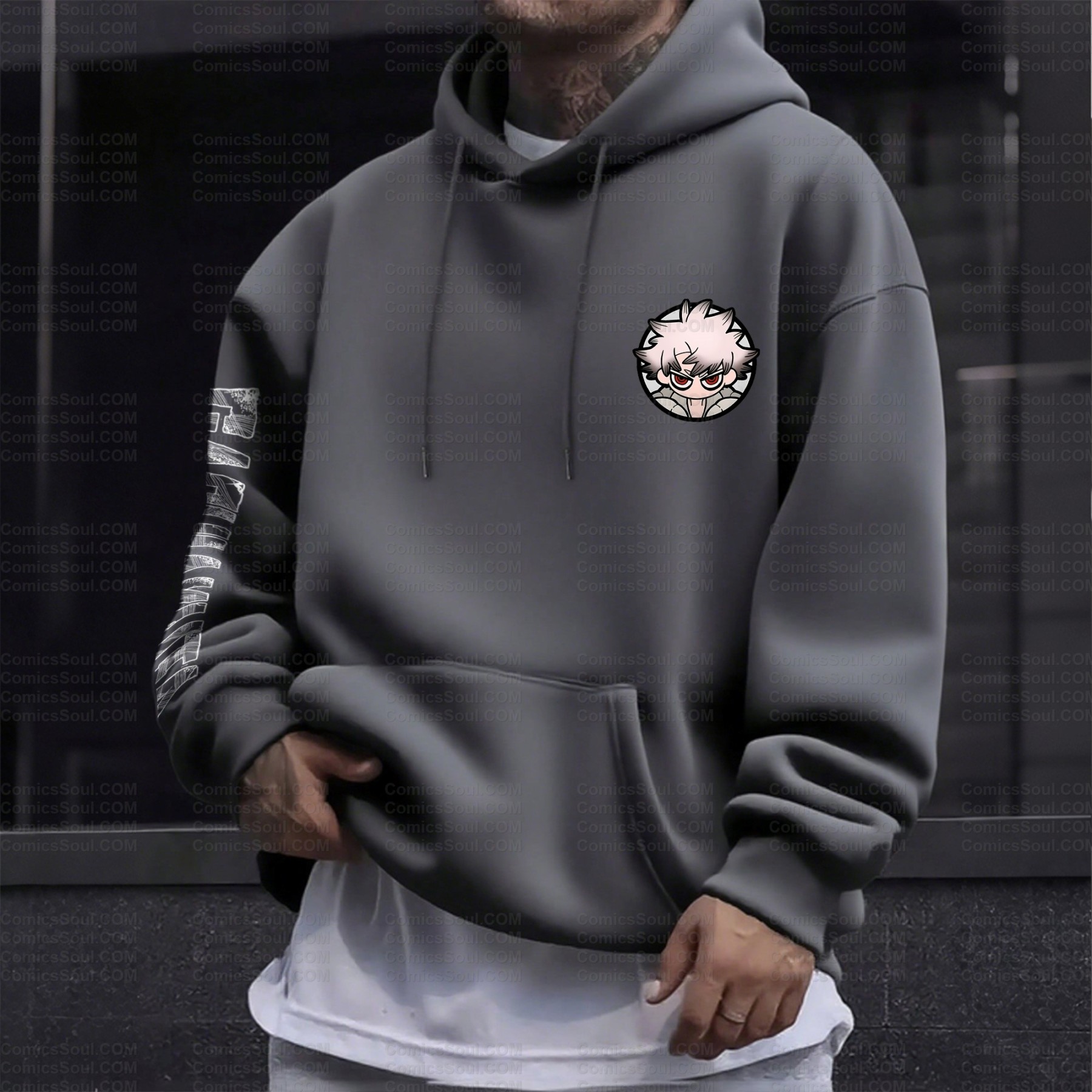 Unisex Graphic Streetwear Vintage Plush Hoodie