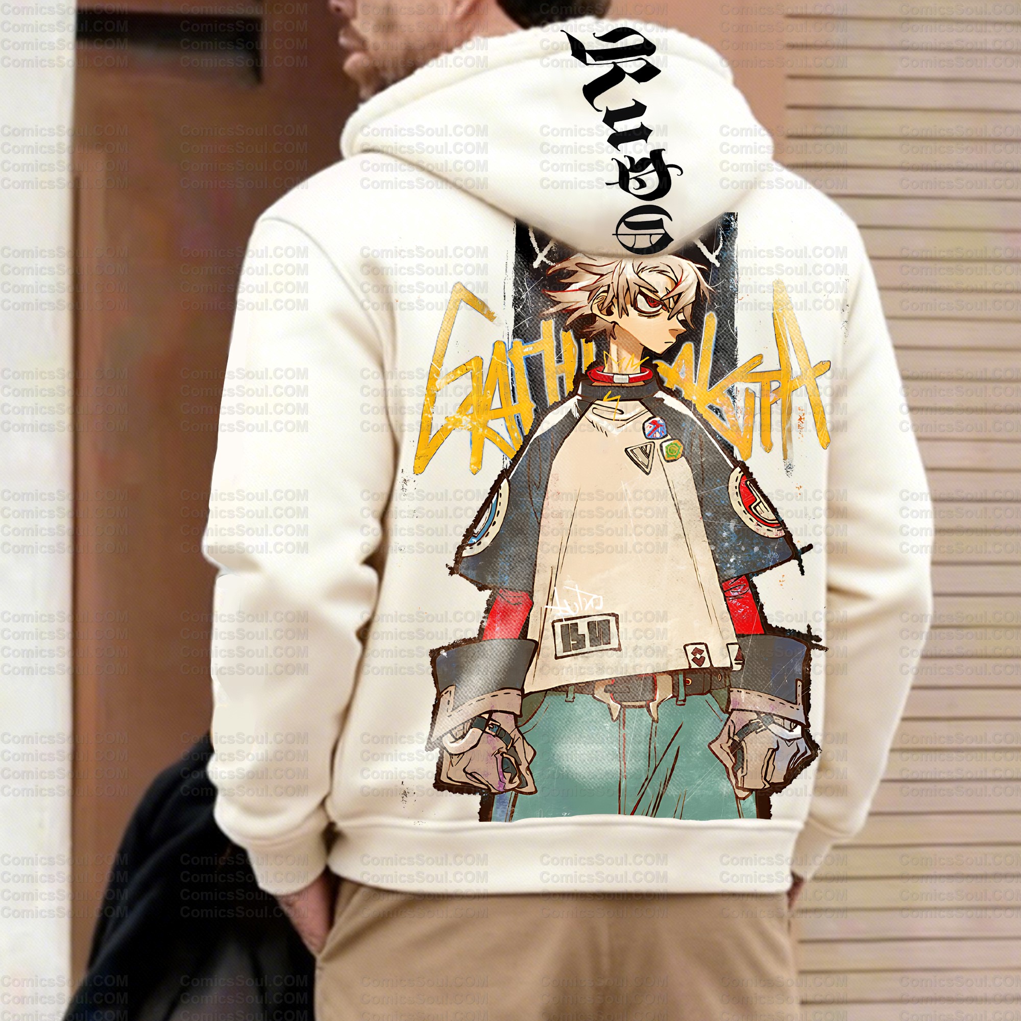 Unisex Graphic Streetwear Vintage Zipper Cardigan Plush Hoodie