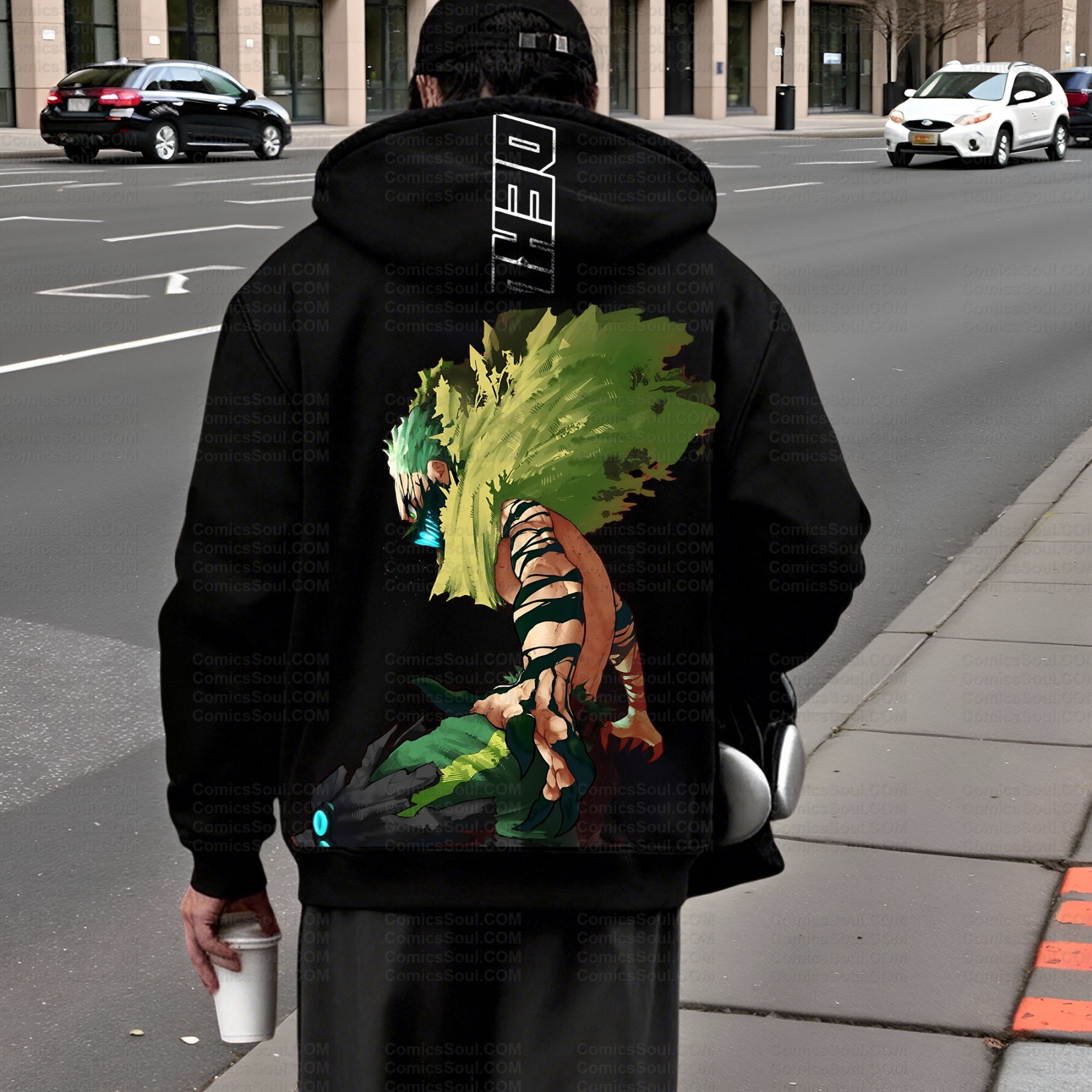 Unisex Graphic Streetwear Vintage Zipper Cardigan Plush Hoodie