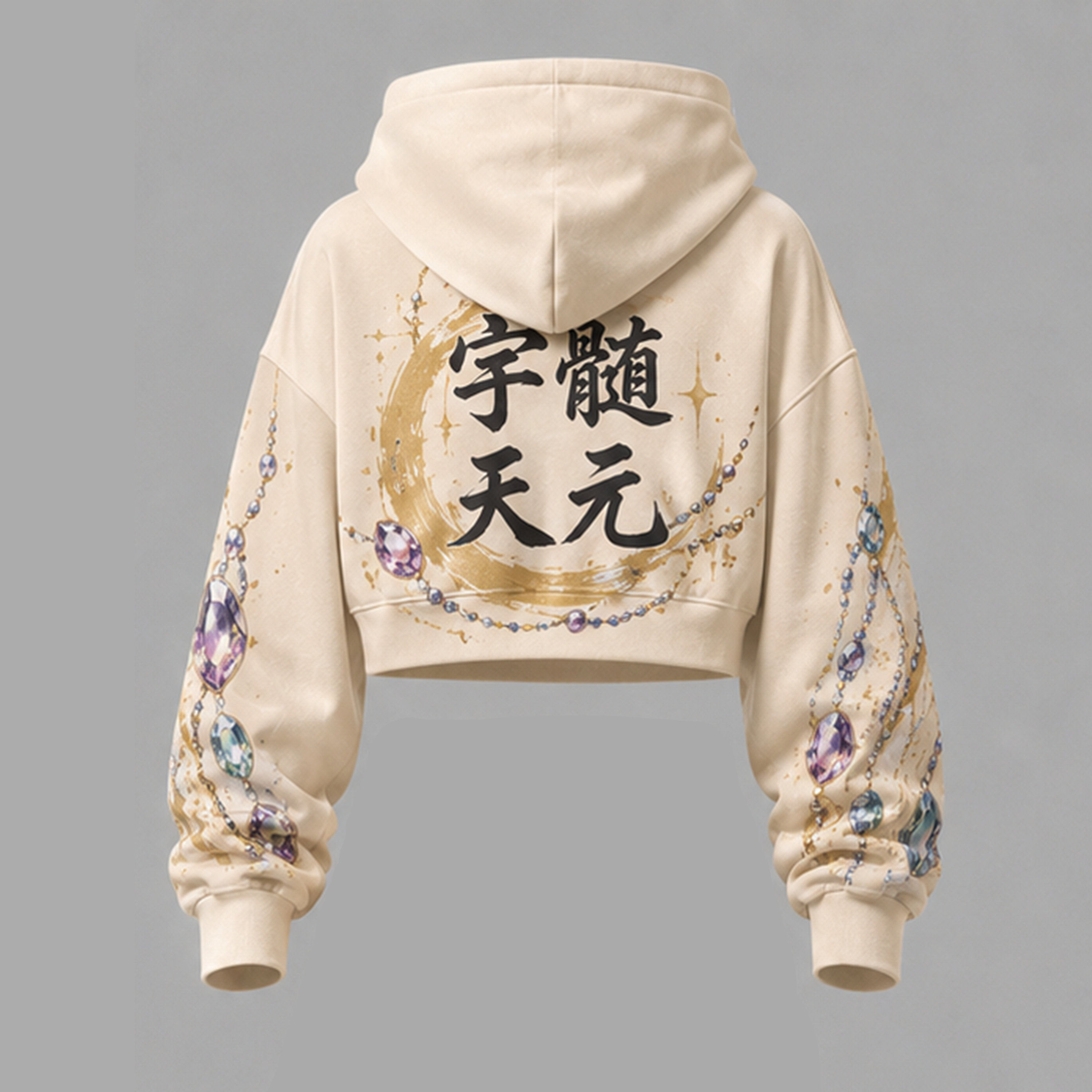 Demon Slayer Cropped Long Sleeve Hoodie & High Waist Jogger Pants Two Piece