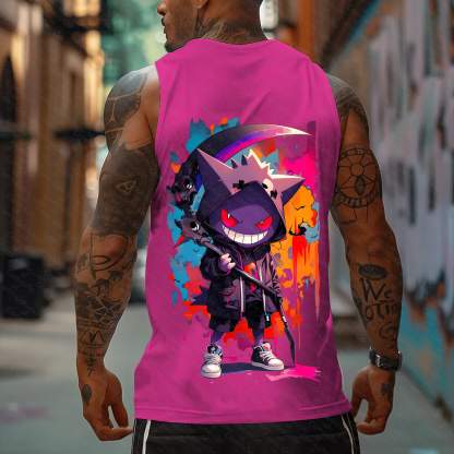 Unisex  “Pokémon” Casual Anime  Tank Top