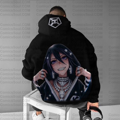 Unisex Anime Graphic Streetwear Wintage Plush Hoodie