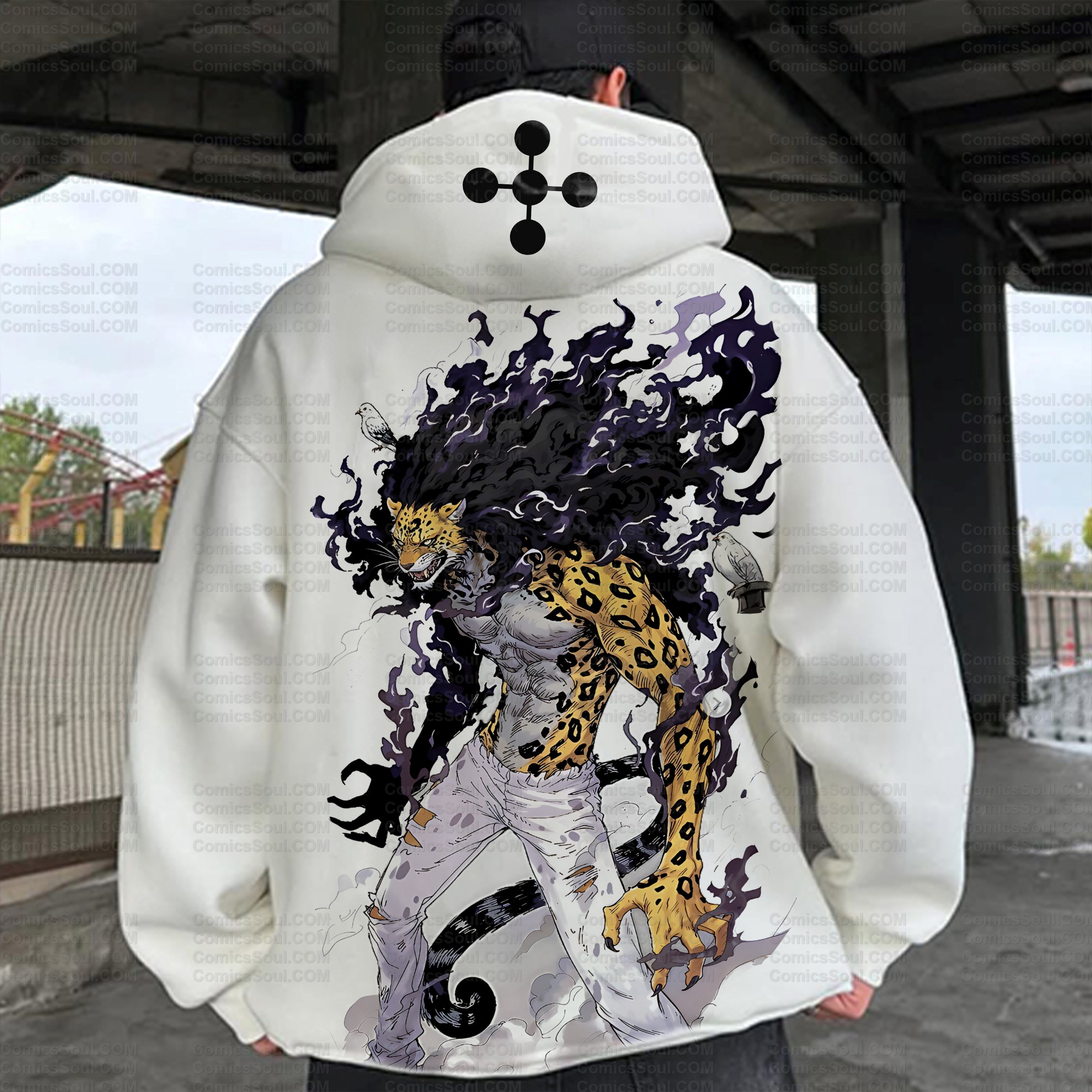 Unisex Graphic Streetwear Vintage Plush Hoodie