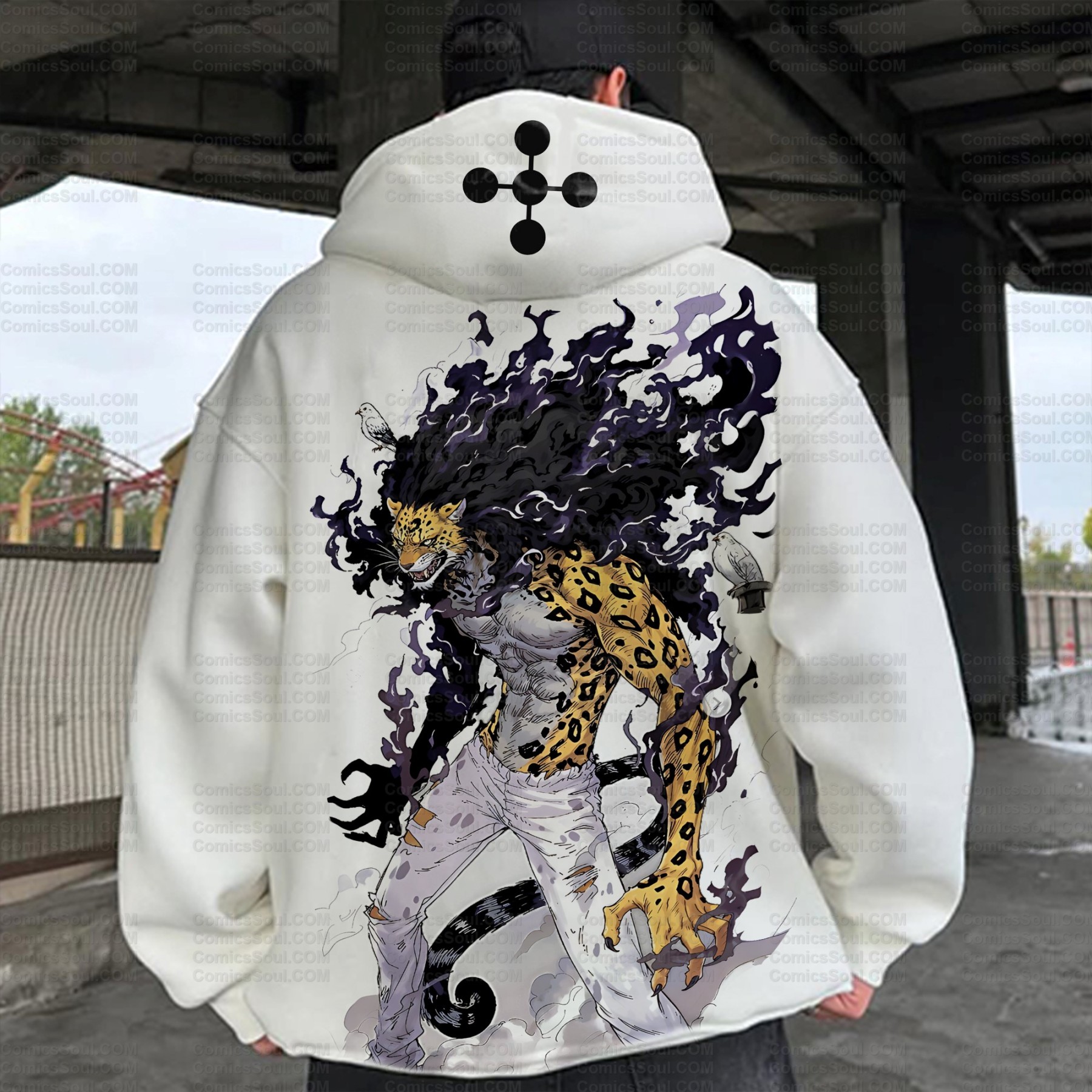 Unisex Graphic Streetwear Vintage Plush Hoodie