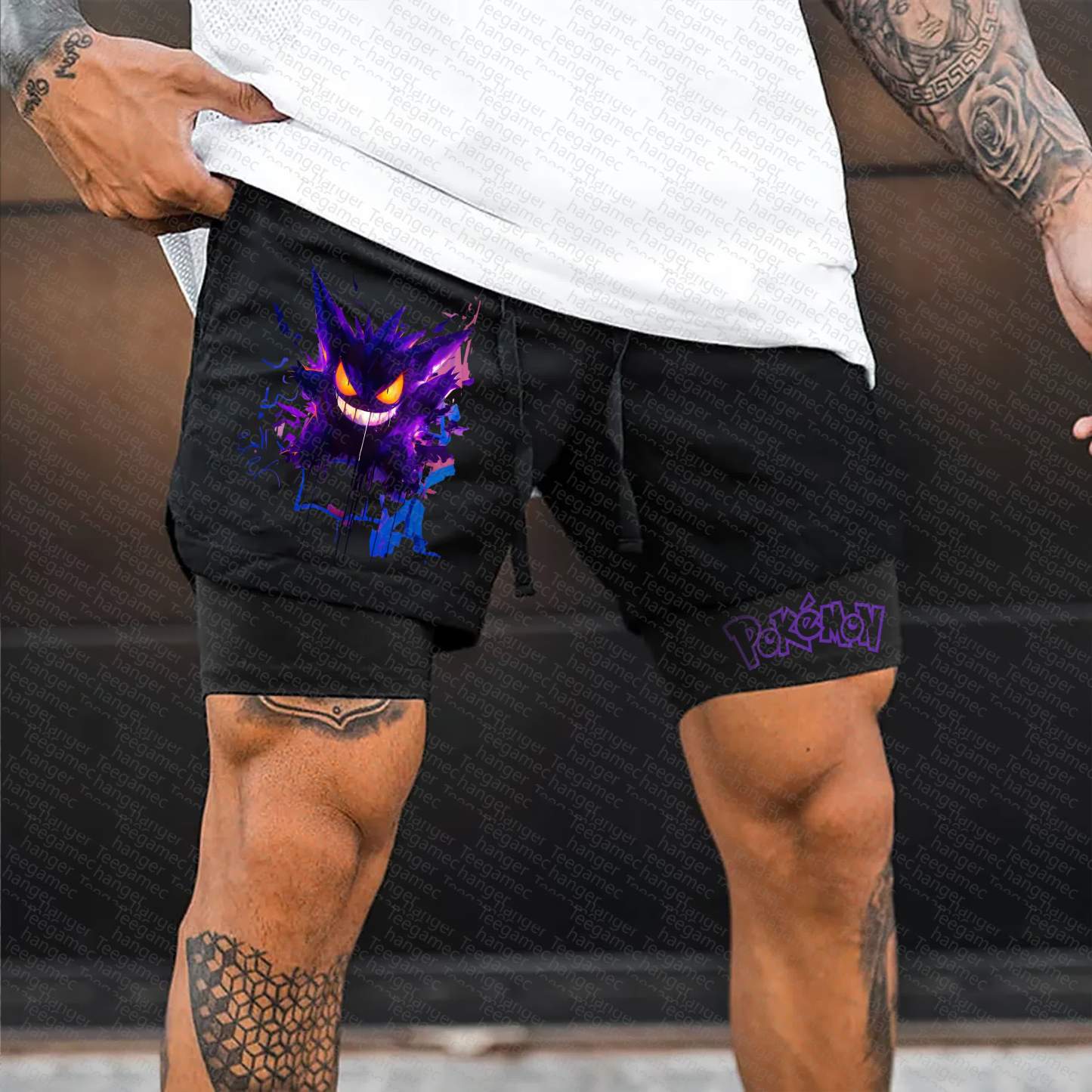 Unisex  “Pokémon” Casual Anime Streetwear Shorts