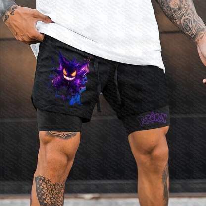 Unisex  “Pokémon” Casual Anime Streetwear Shorts